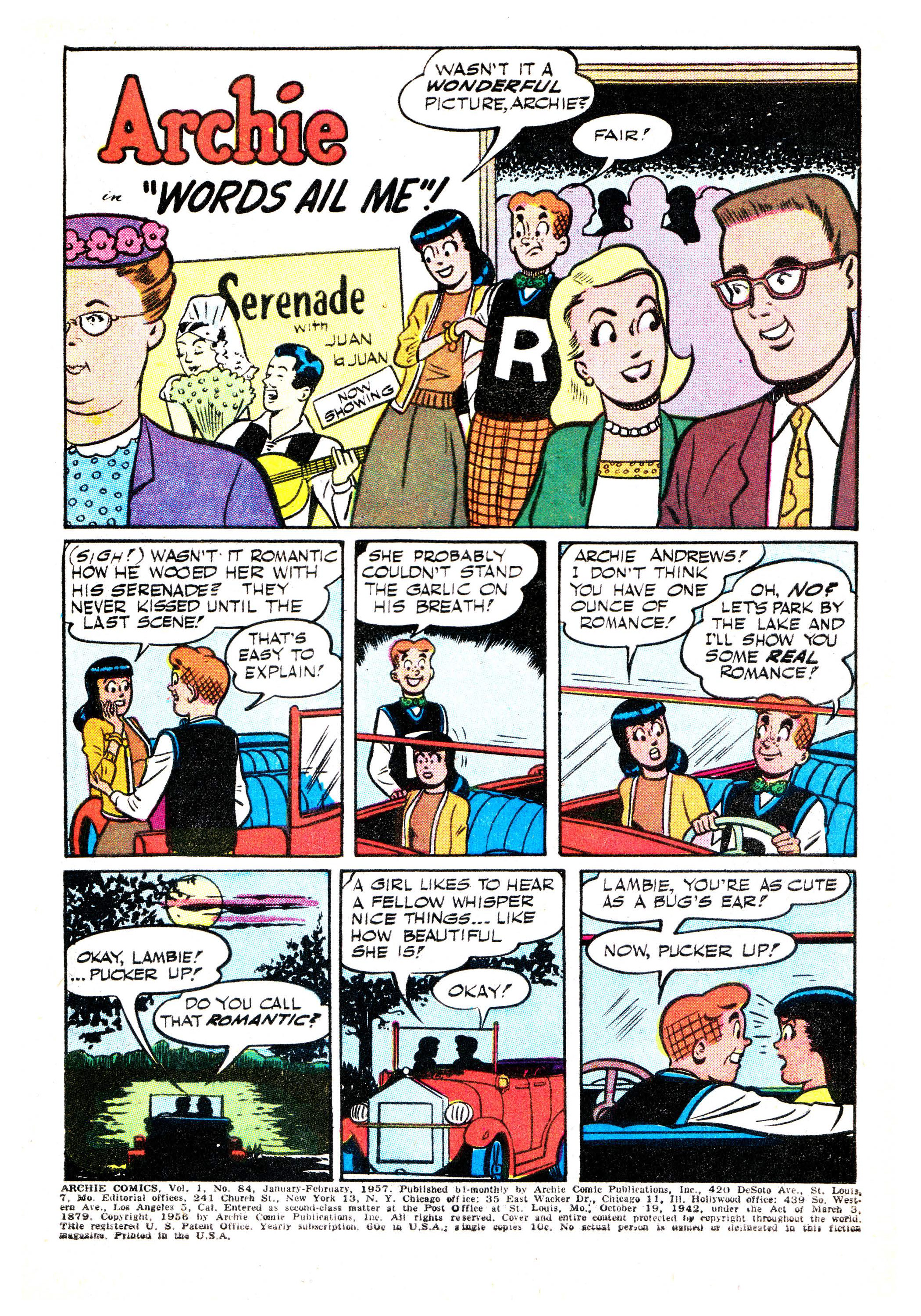 Read online Archie Comics comic -  Issue #084 - 2