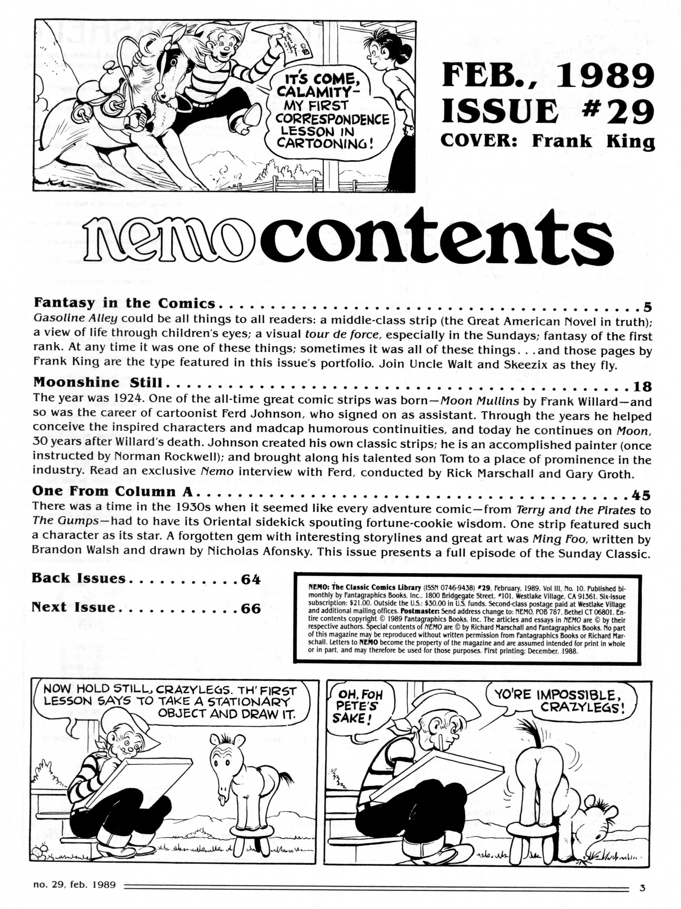 Read online Nemo: The Classic Comics Library comic -  Issue #29 - 3