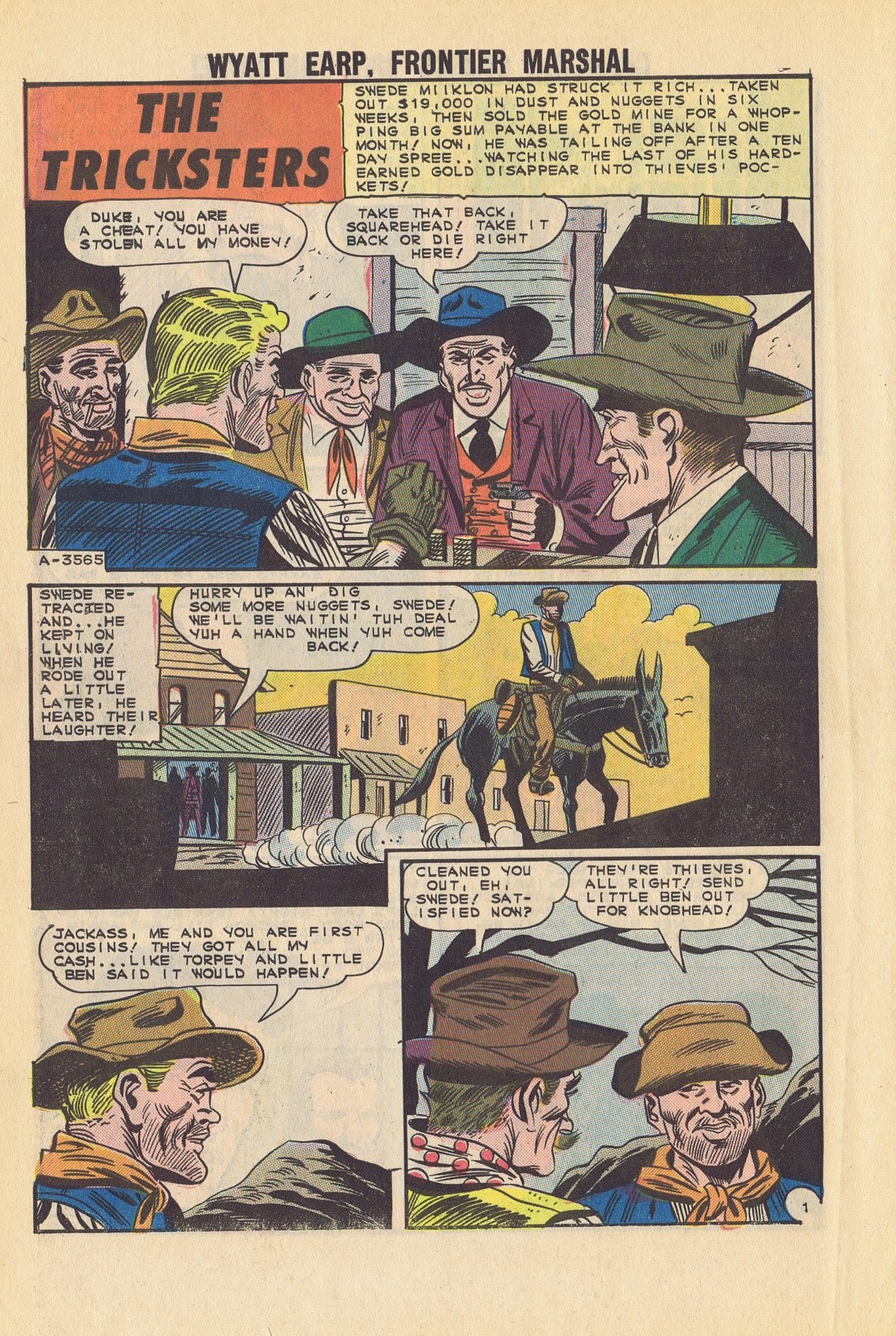 Read online Wyatt Earp Frontier Marshal comic -  Issue #55 - 10
