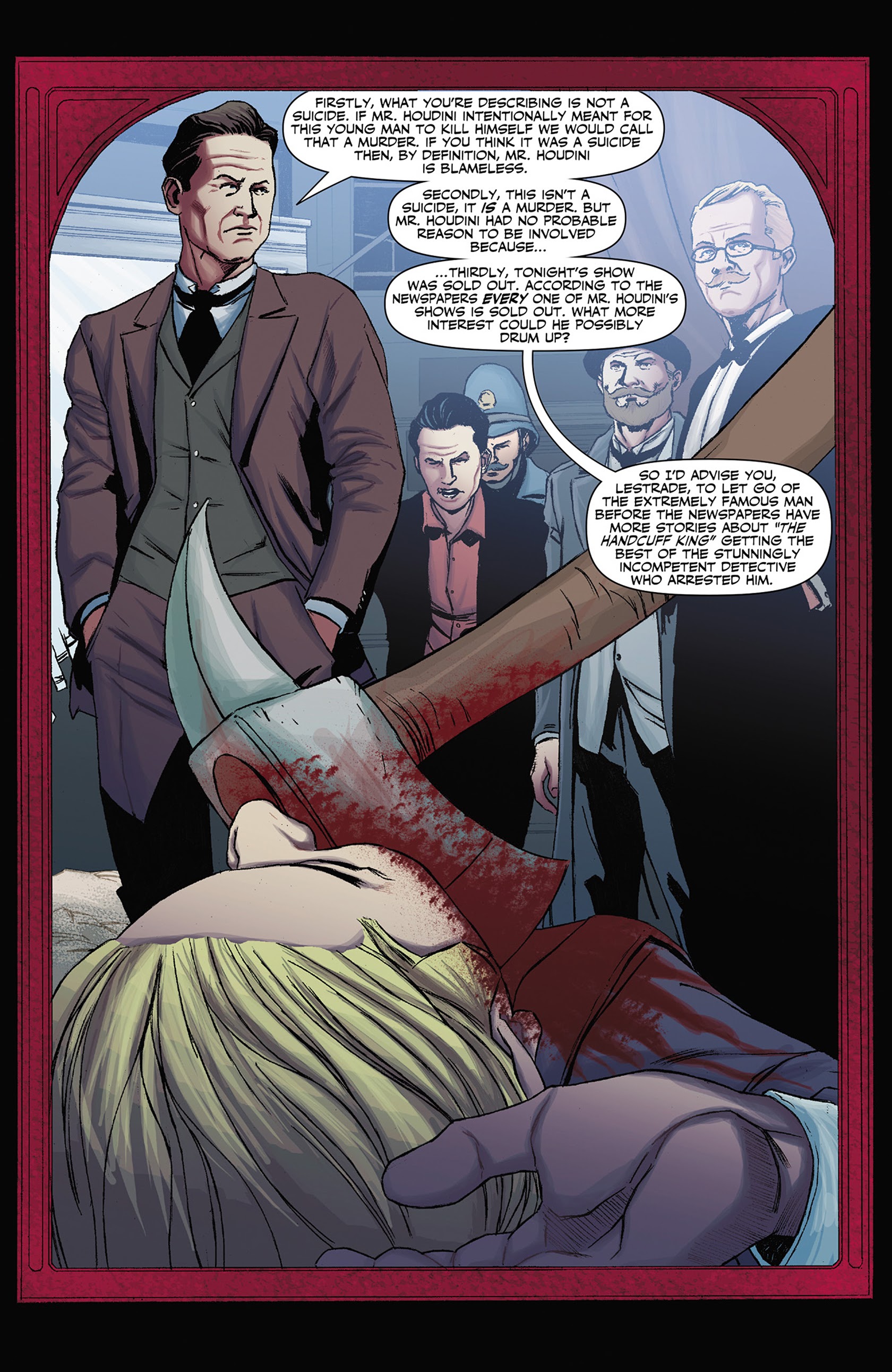 Read online Sherlock Holmes vs. Harry Houdini comic -  Issue #2 - 6