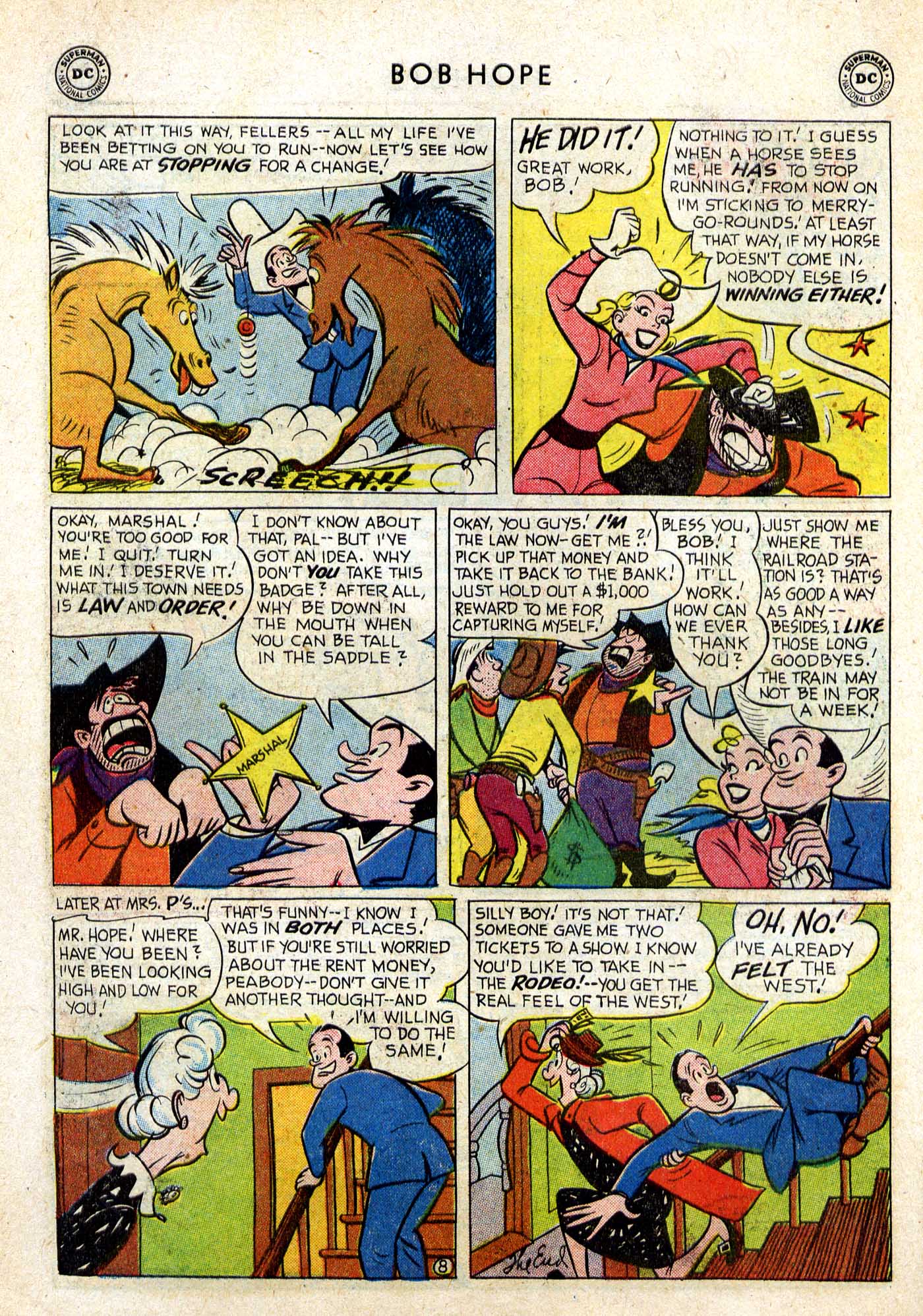 Read online The Adventures of Bob Hope comic -  Issue #51 - 31