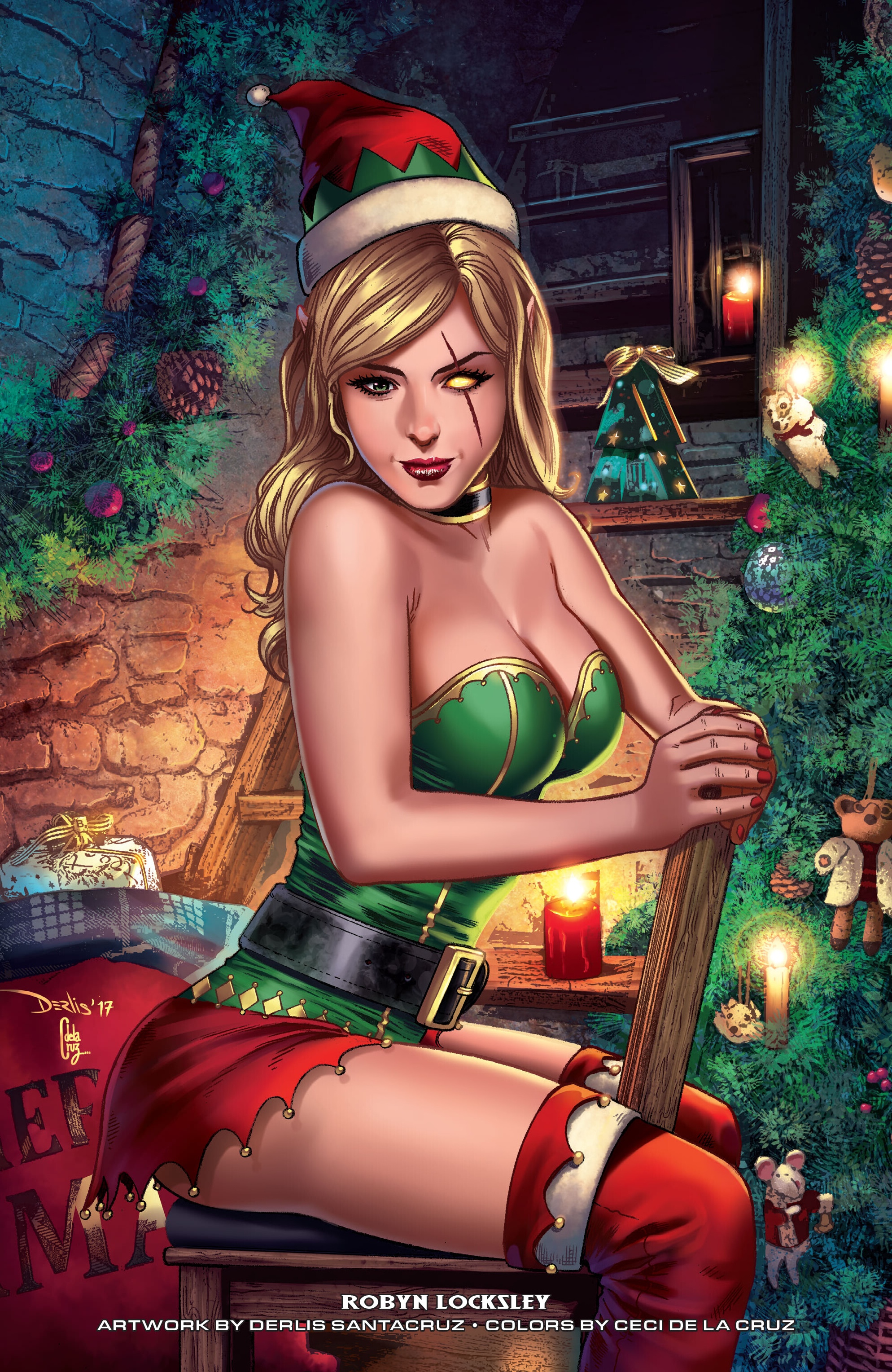 Read online Grimm Fairy Tales 2023 Holiday Pinup Special comic -  Issue # Full - 34