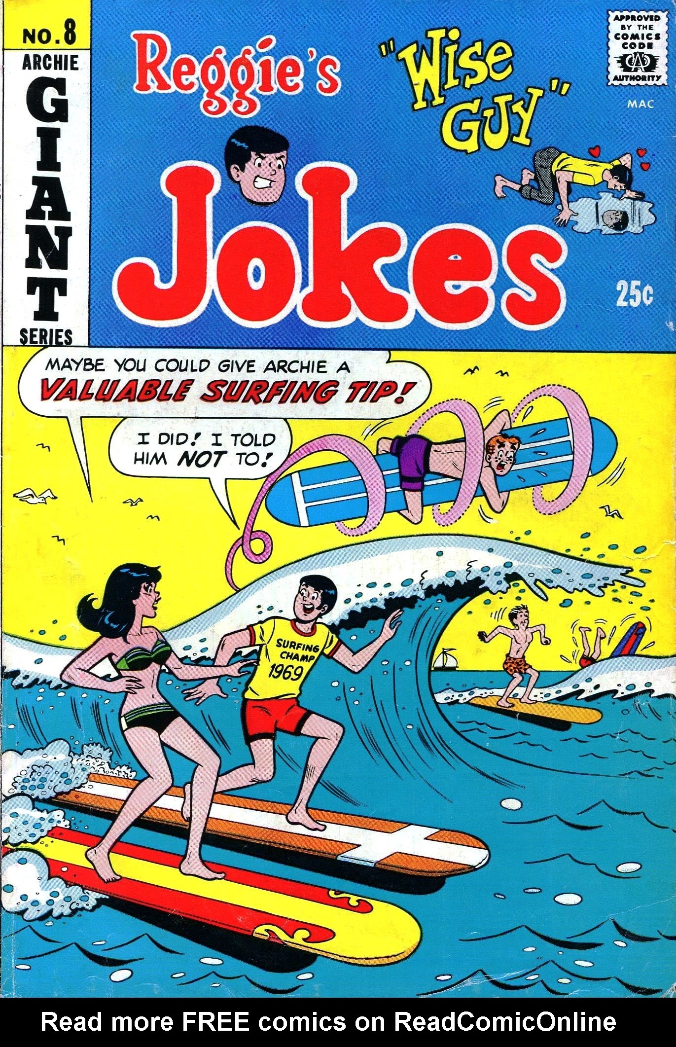 Read online Reggie's Wise Guy Jokes comic -  Issue #8 - 1