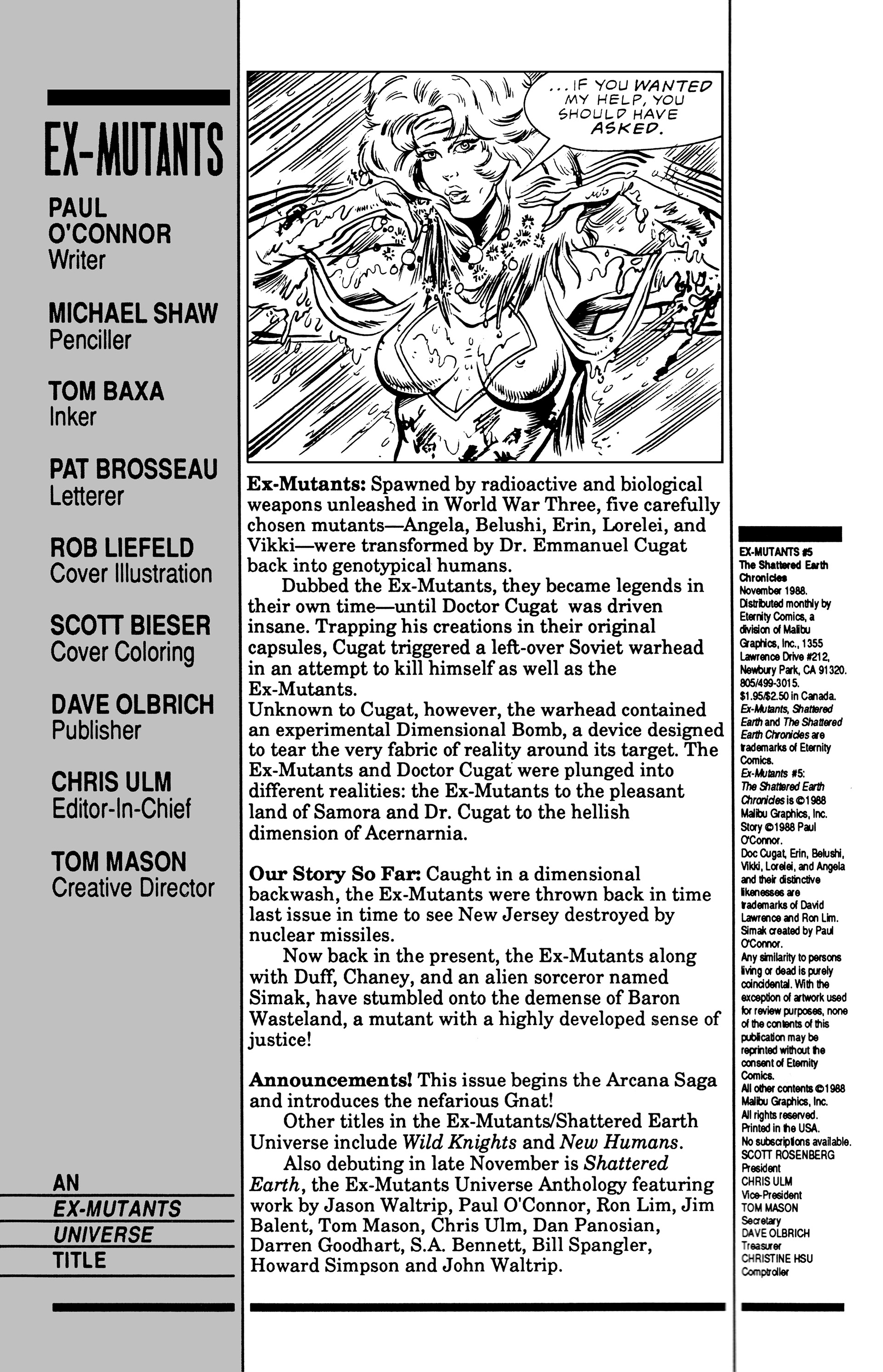Read online Ex-Mutants: The Shattered Earth Chronicles comic -  Issue #5 - 2