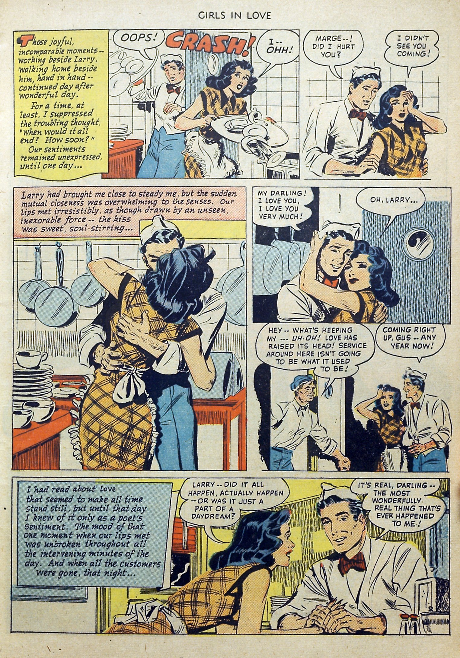 Read online Girls in Love (1950) comic -  Issue #1 - 9
