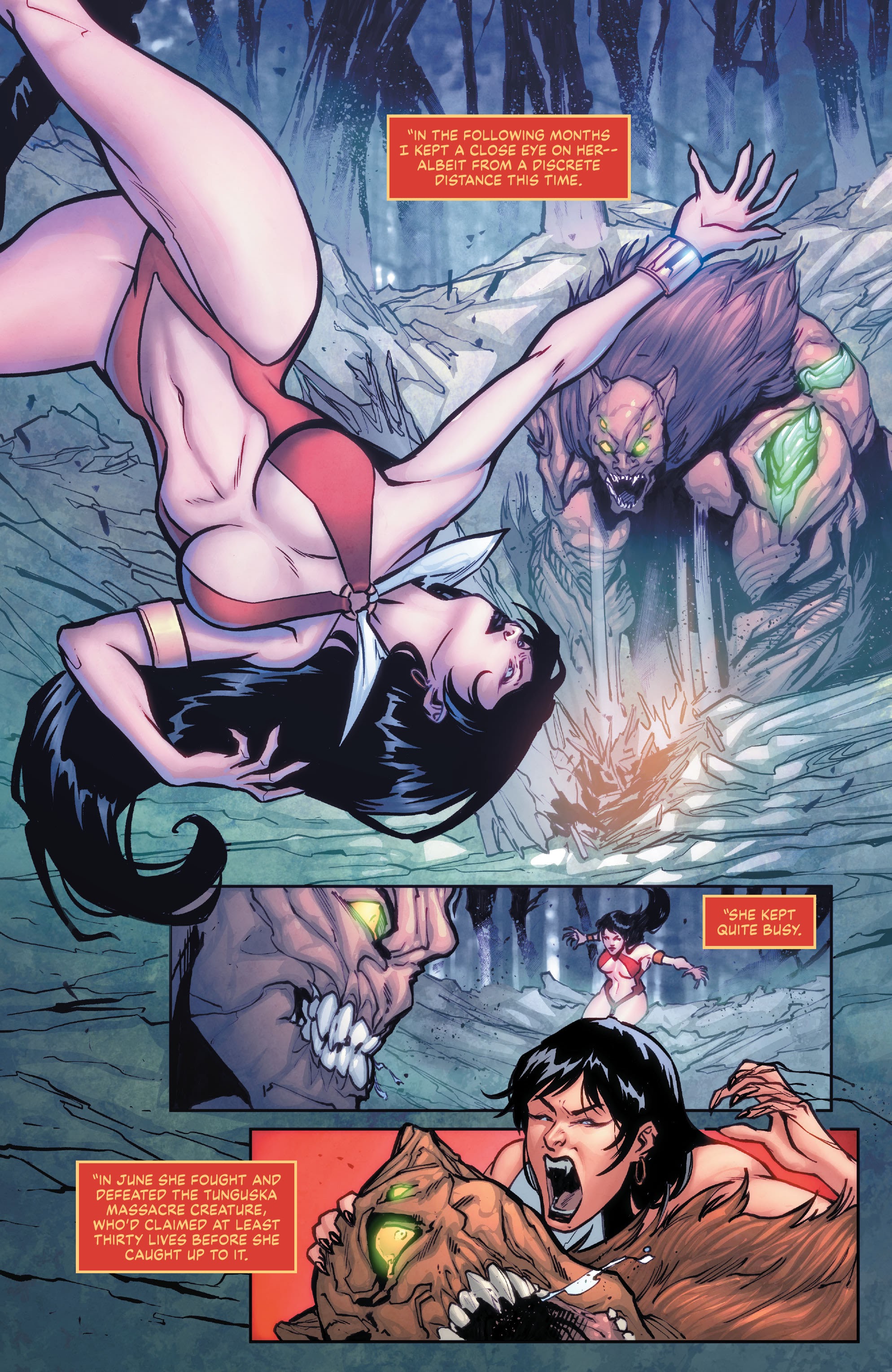 Read online Vampirella: Trial of the Soul One-Shot comic -  Issue # Full - 13