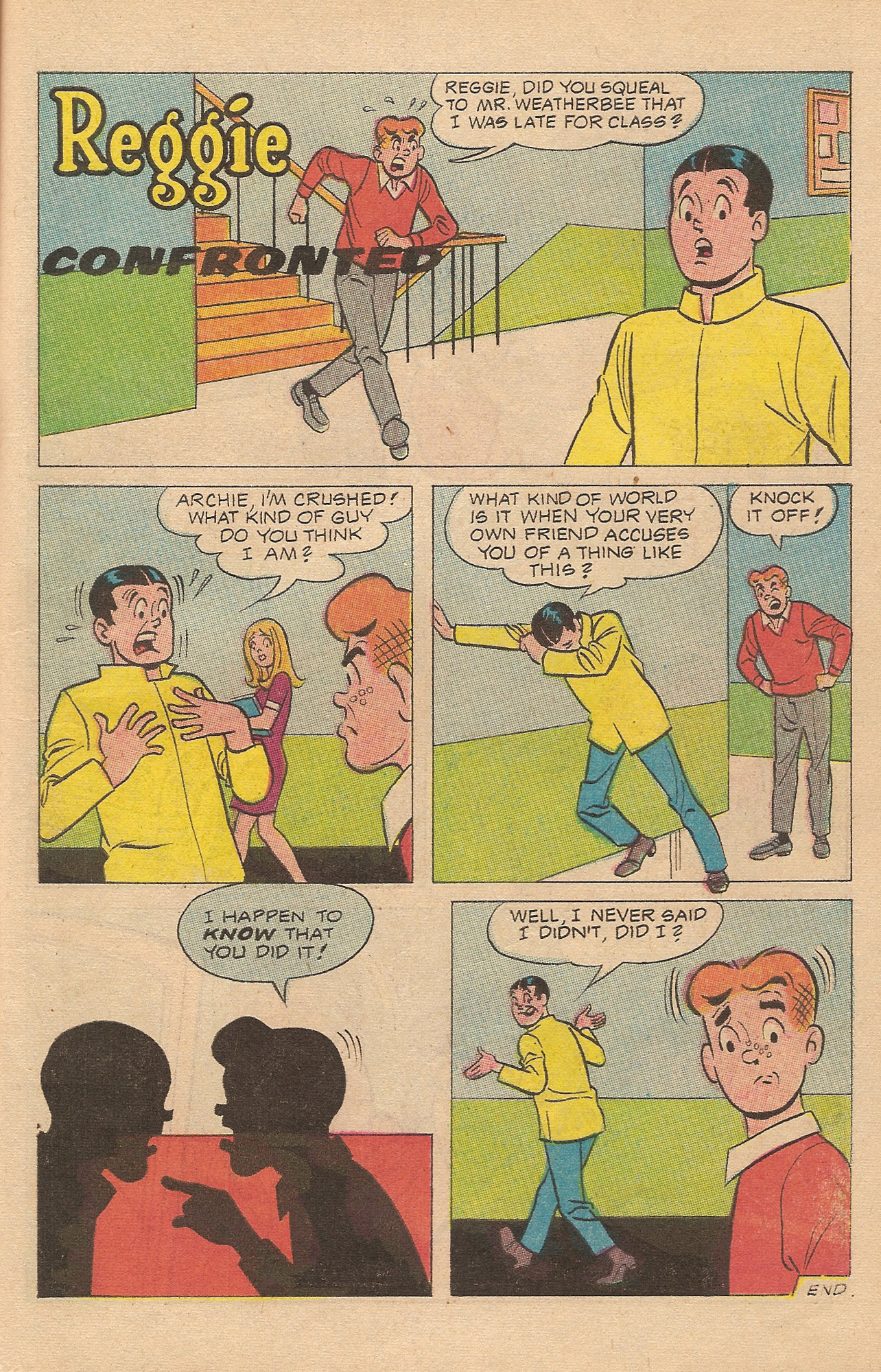 Read online Reggie's Wise Guy Jokes comic -  Issue #5 - 53
