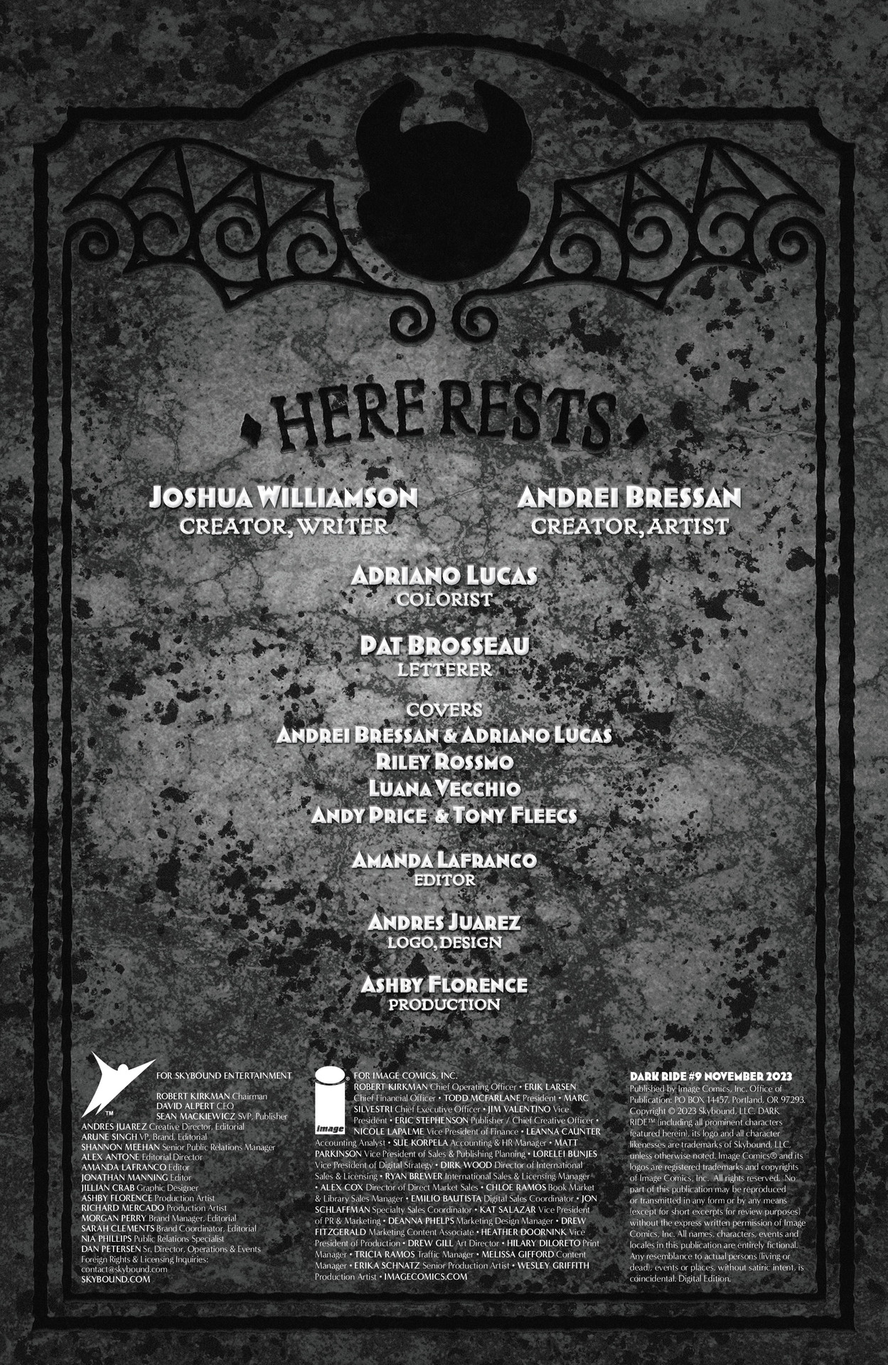 Read online Dark Ride comic -  Issue #9 - 2