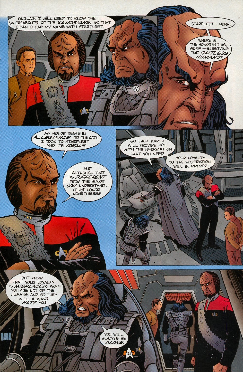 Read online Star Trek: Deep Space Nine: Worf Special comic -  Issue # Full - 29