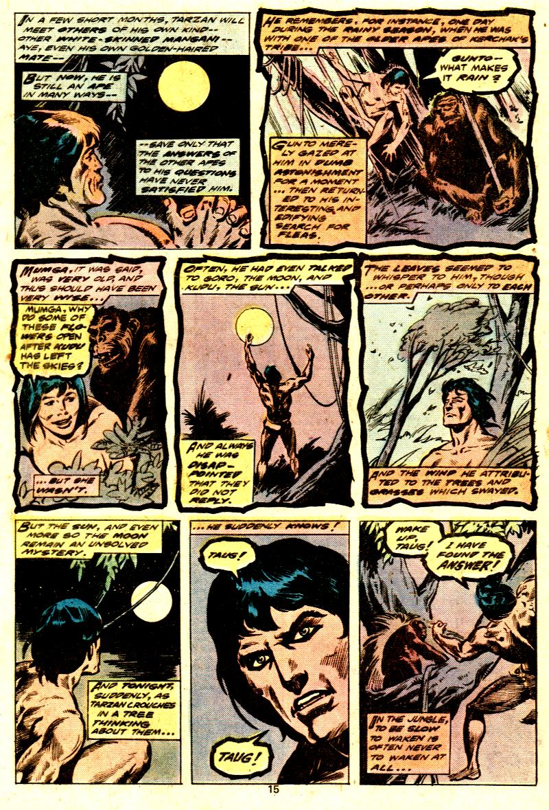 Read online Tarzan (1977) comic -  Issue #7 - 10