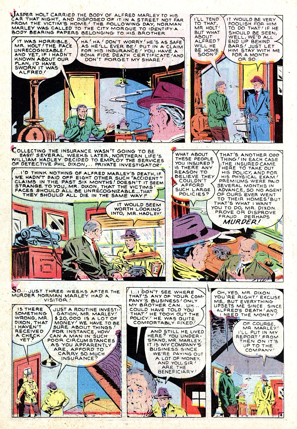 Read online Crime Cases Comics (1951) comic -  Issue #5 - 16
