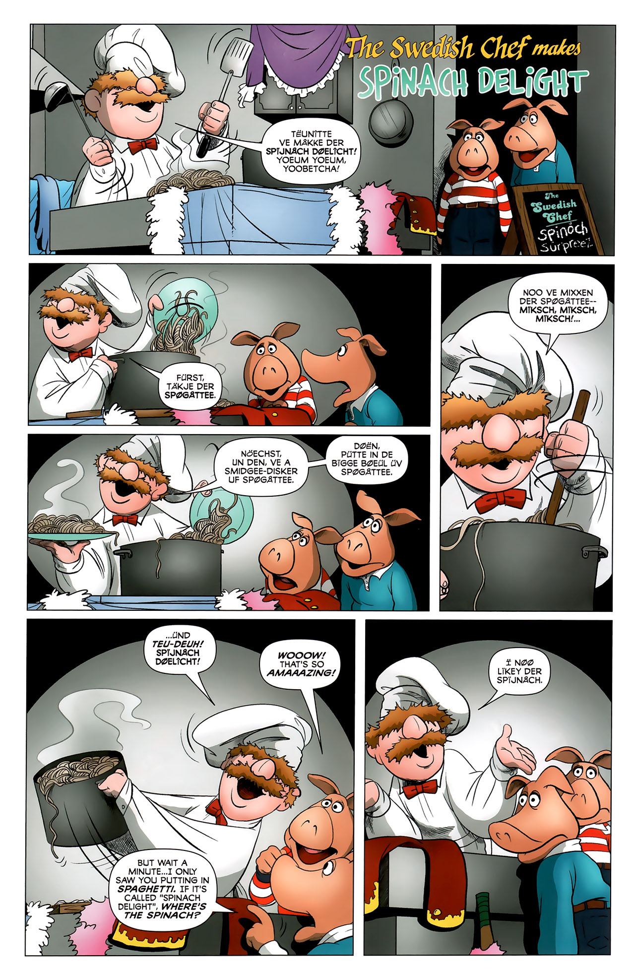 Read online The Muppet Show: The Comic Book comic -  Issue #5 - 10