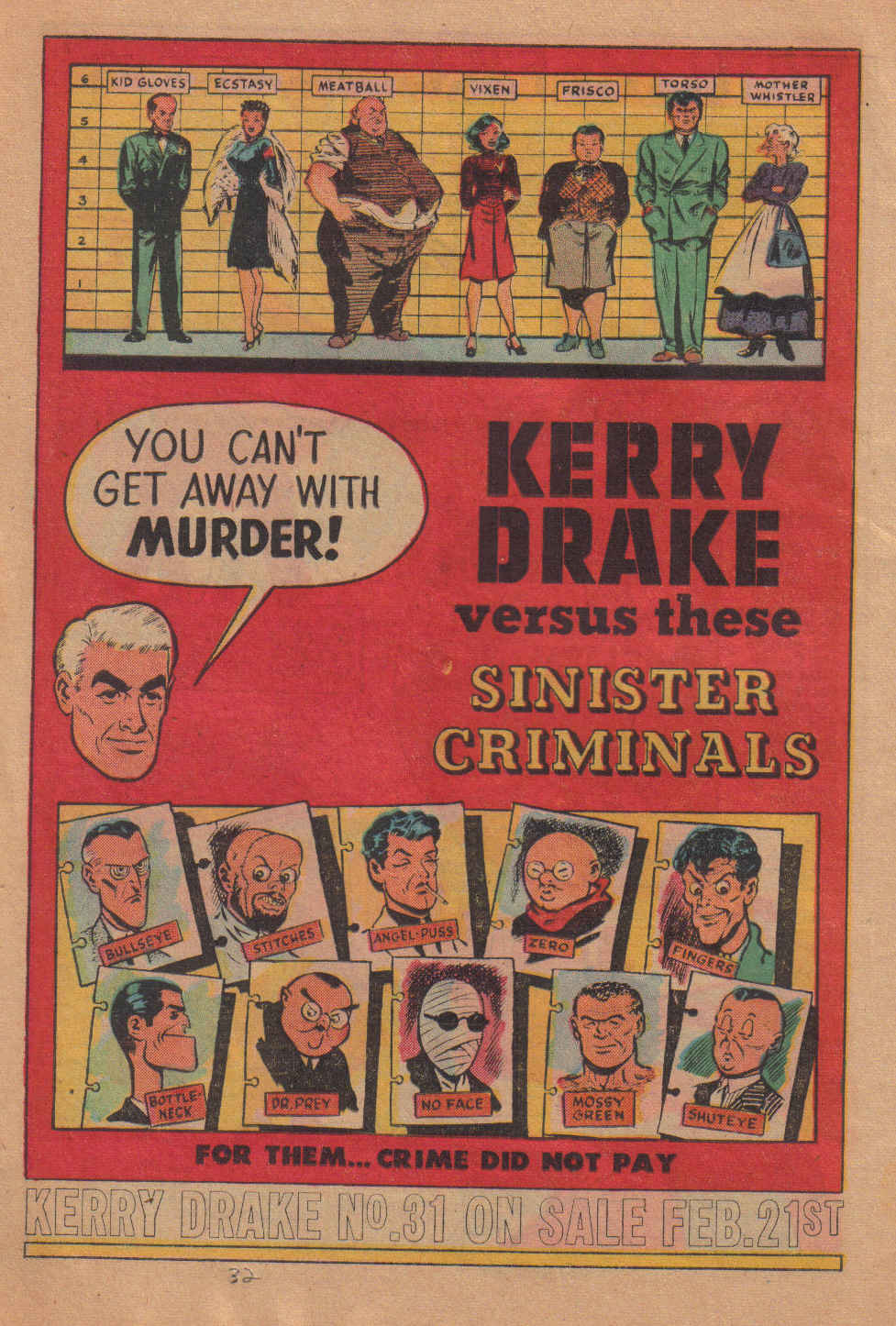 Read online Kerry Drake Detective Cases comic -  Issue #30 - 30