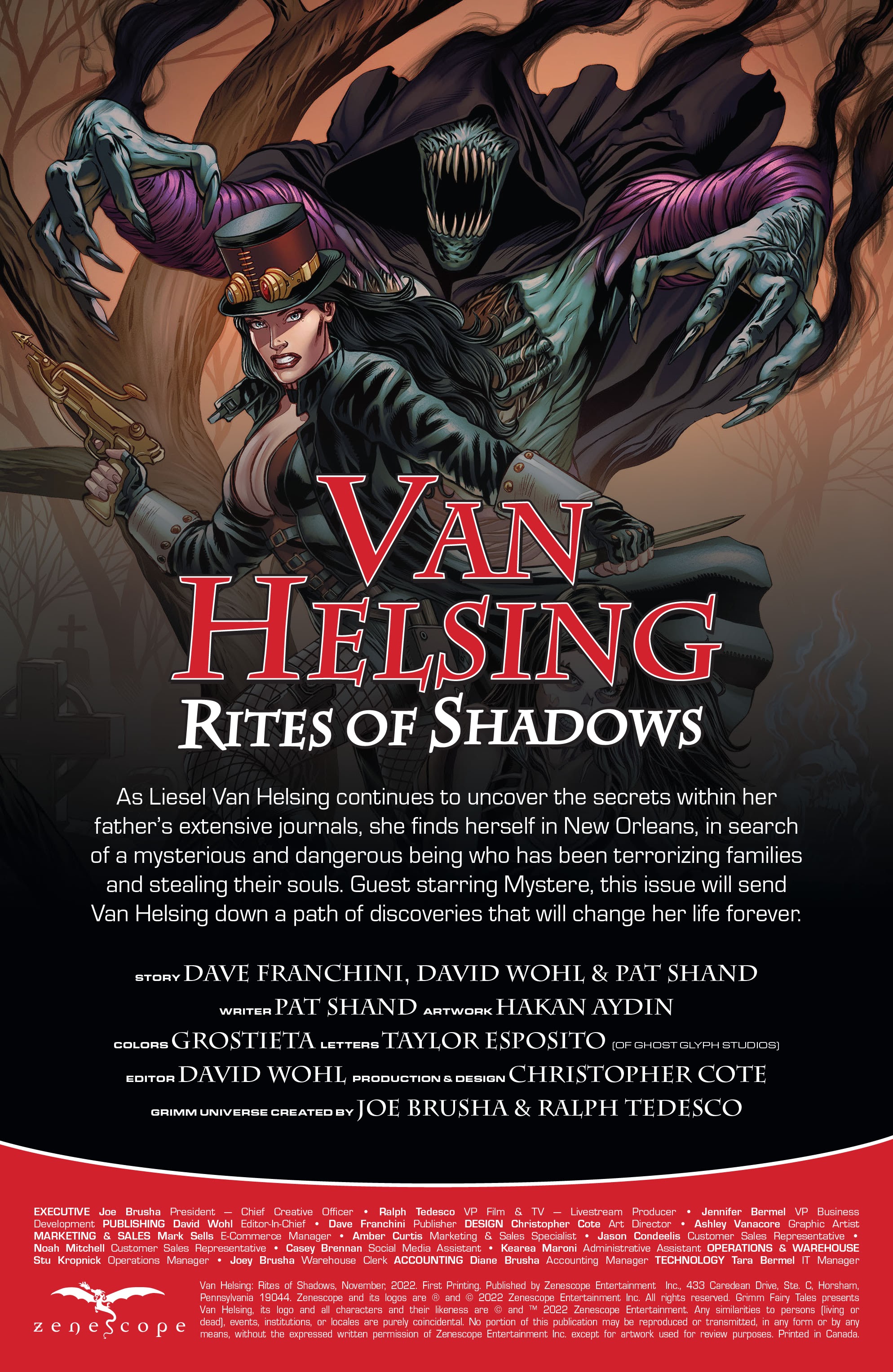 Read online Van Helsing: Rites of Shadows comic -  Issue # Full - 2