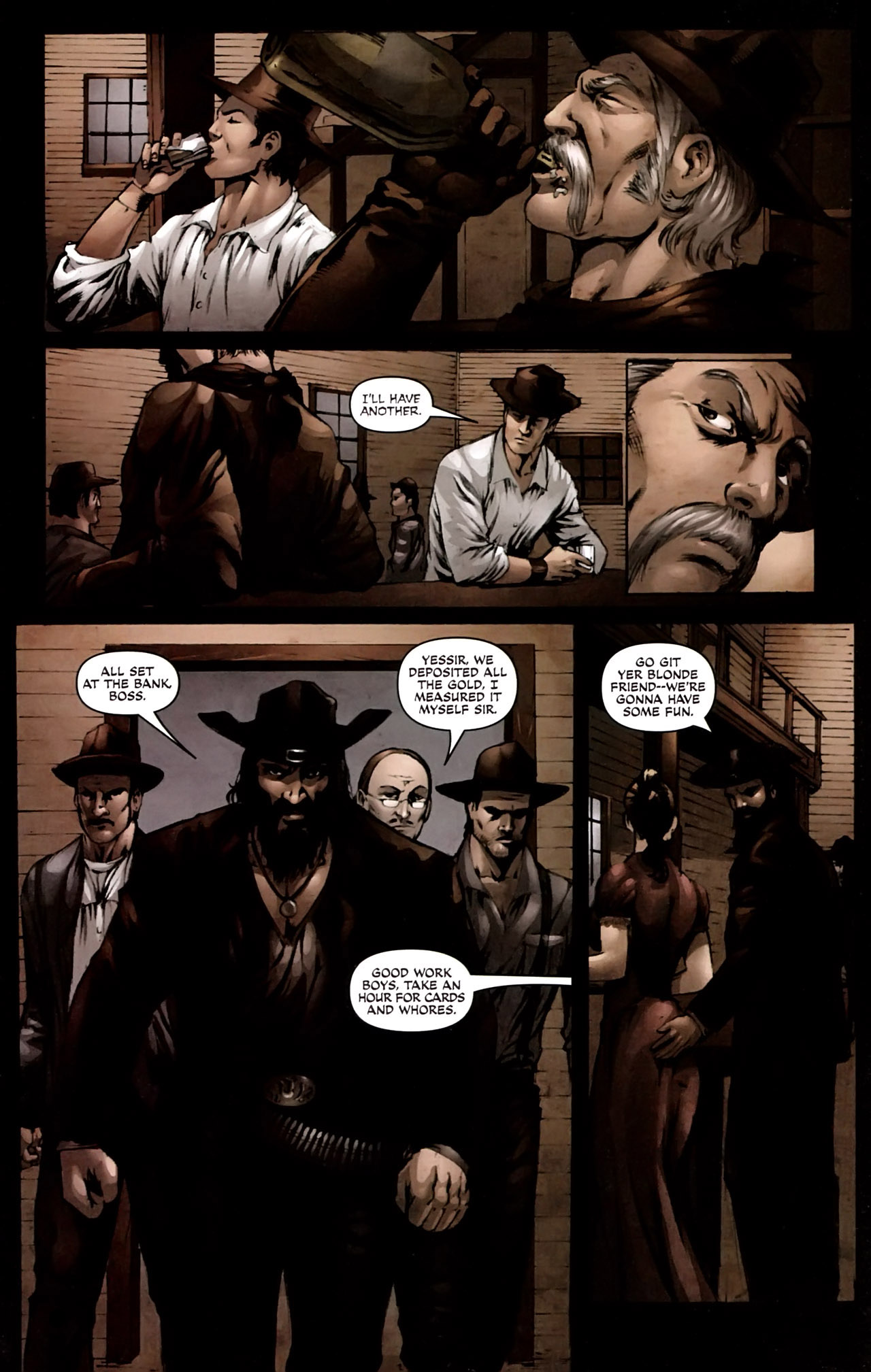 Read online The Man with No Name comic -  Issue #8 - 9