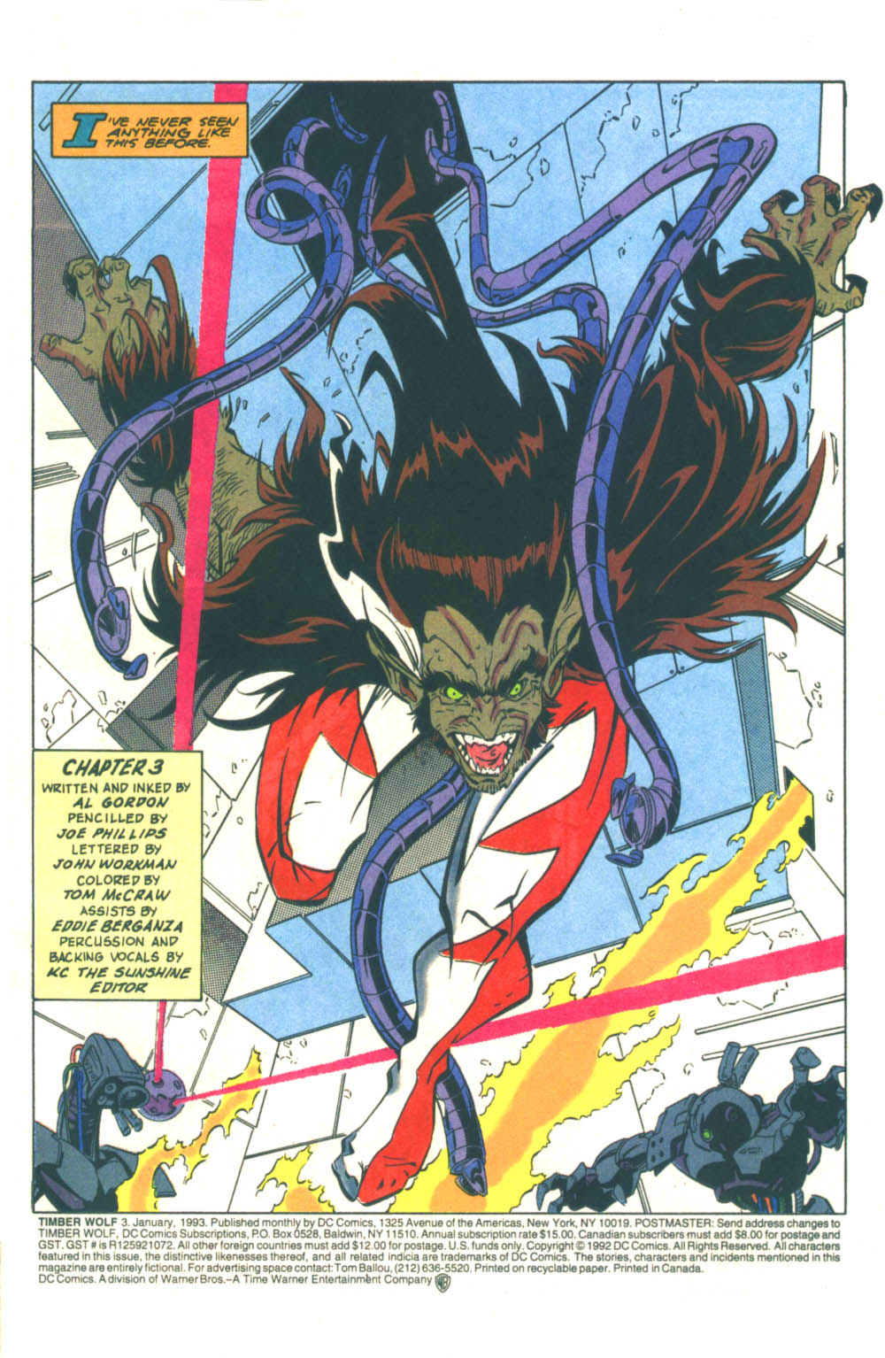 Read online Timber Wolf comic -  Issue #3 - 2