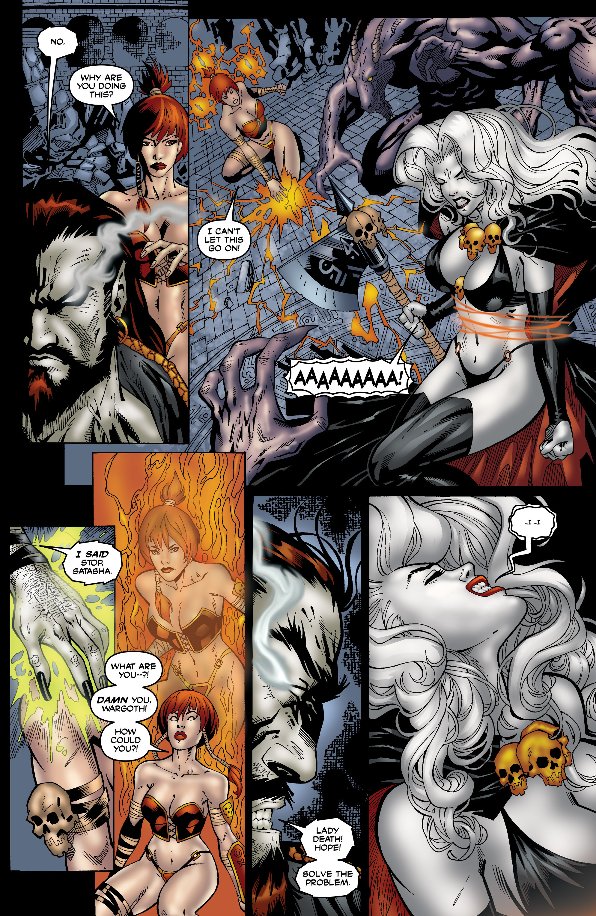 Read online Lady Death Origins comic -  Issue #1 - 12