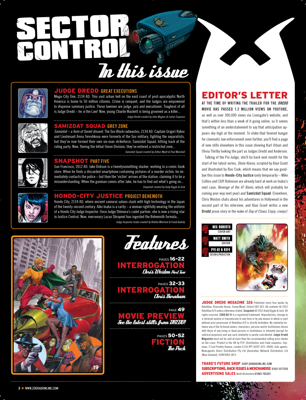 Read online Judge Dredd Megazine (Vol. 5) comic -  Issue #326 - 3