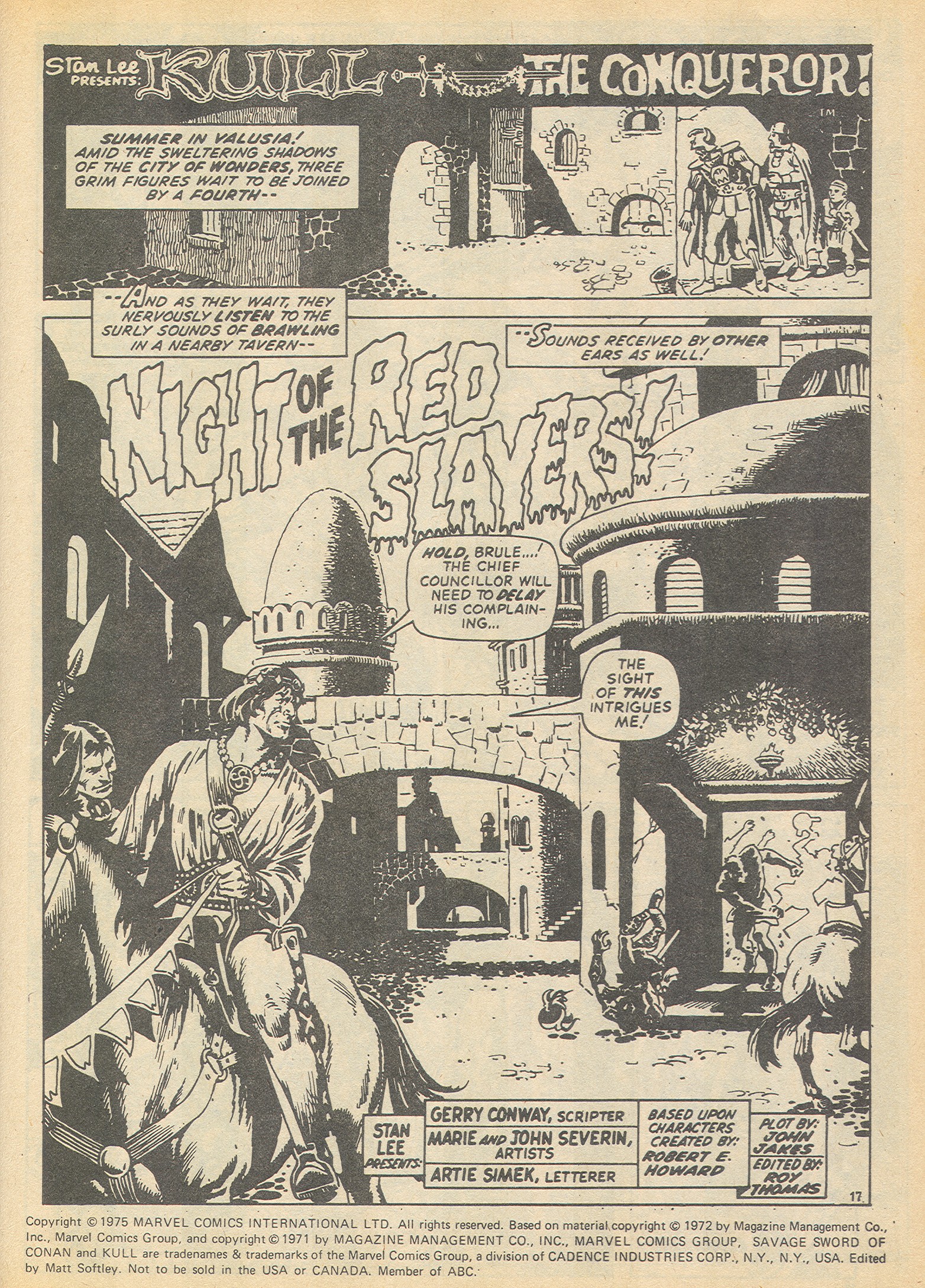 Read online The Savage Sword of Conan (1975) comic -  Issue #11 - 18