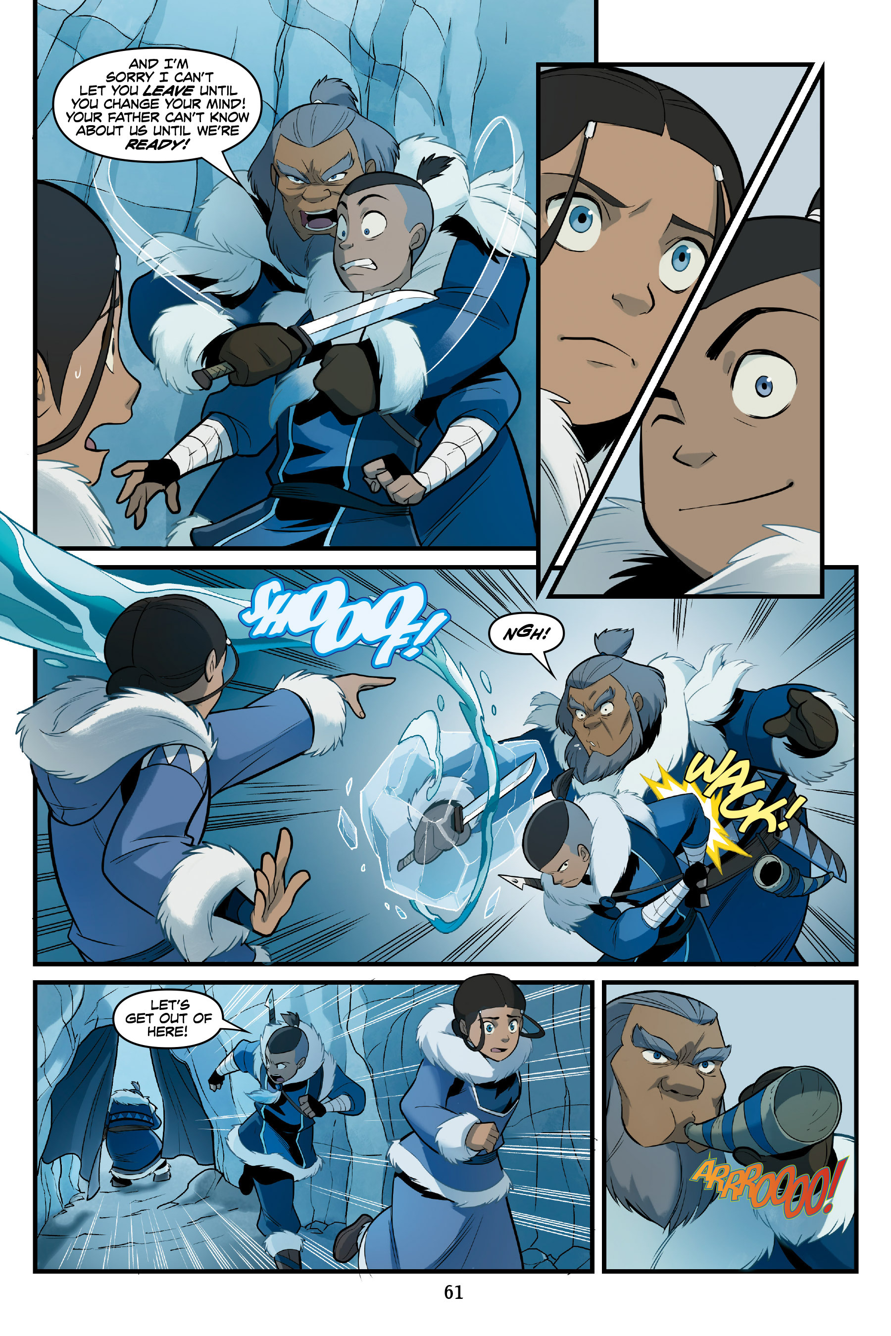 Read online Nickelodeon Avatar: The Last Airbender - North and South comic -  Issue #1 - 60