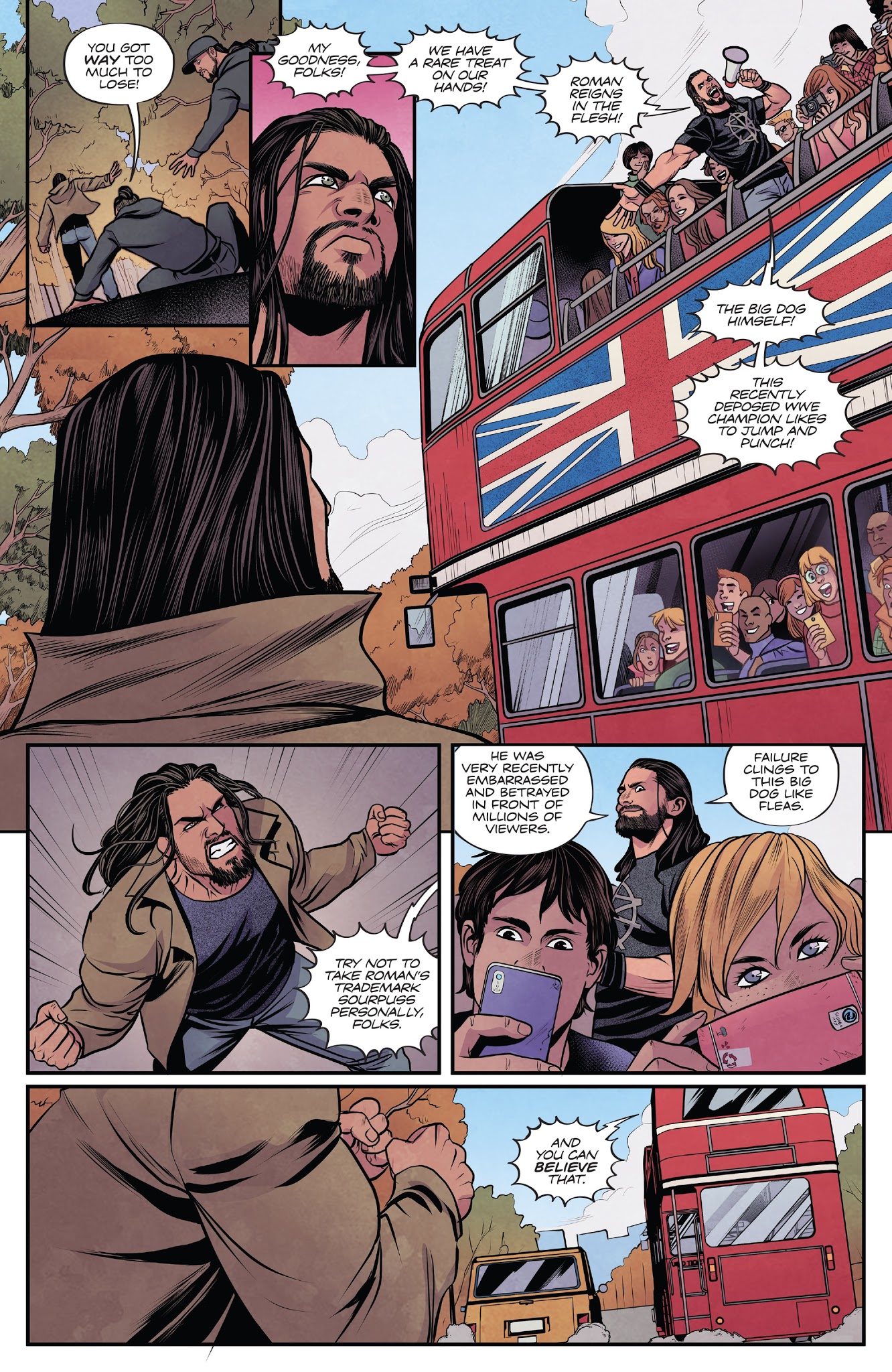 Read online WWE comic -  Issue #10 - 11