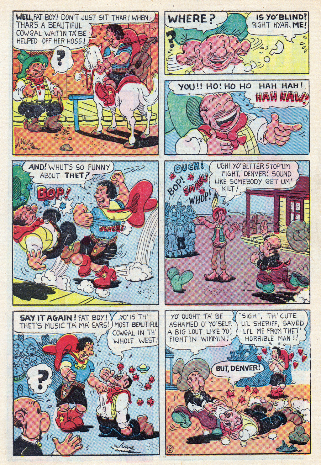 Read online Cowboy Western Comics (1948) comic -  Issue #18 - 8