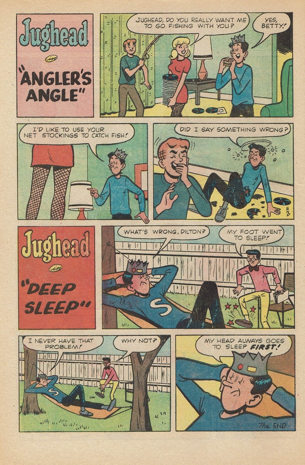 Read online Jughead's Jokes comic -  Issue #7 - 8