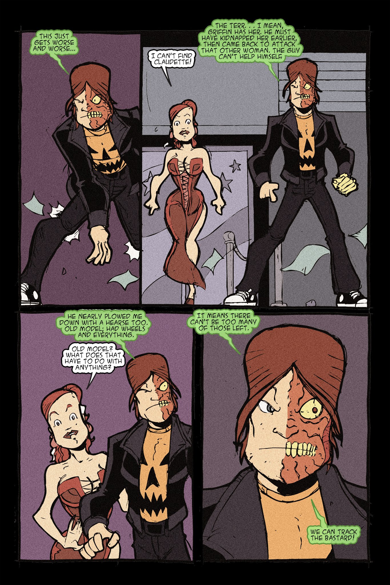 Read online Halloween Man vs. the Invisible Man comic -  Issue # TPB - 64