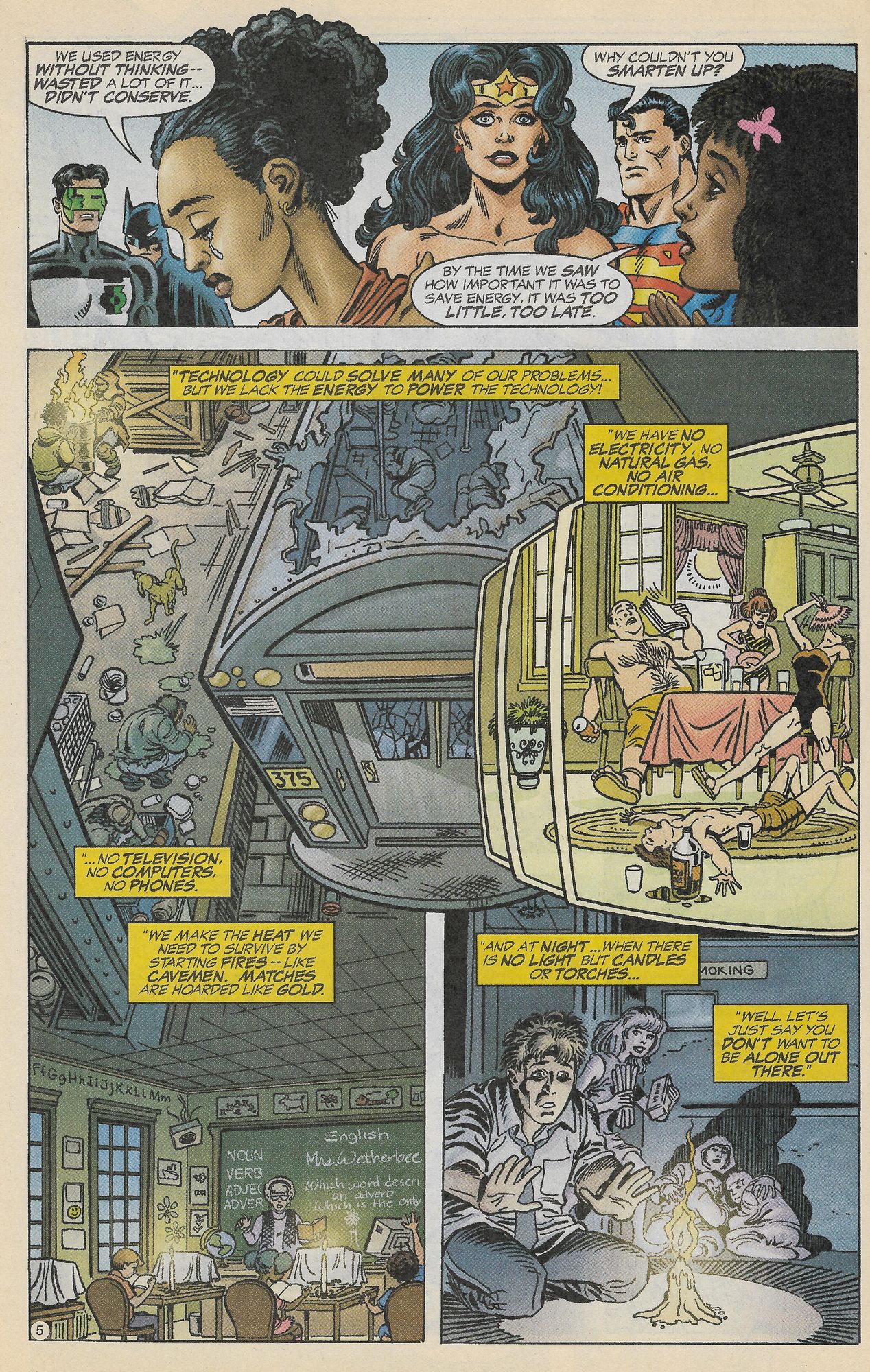 Read online Con Edison Presents JLA Starring Batman comic -  Issue # Full - 6