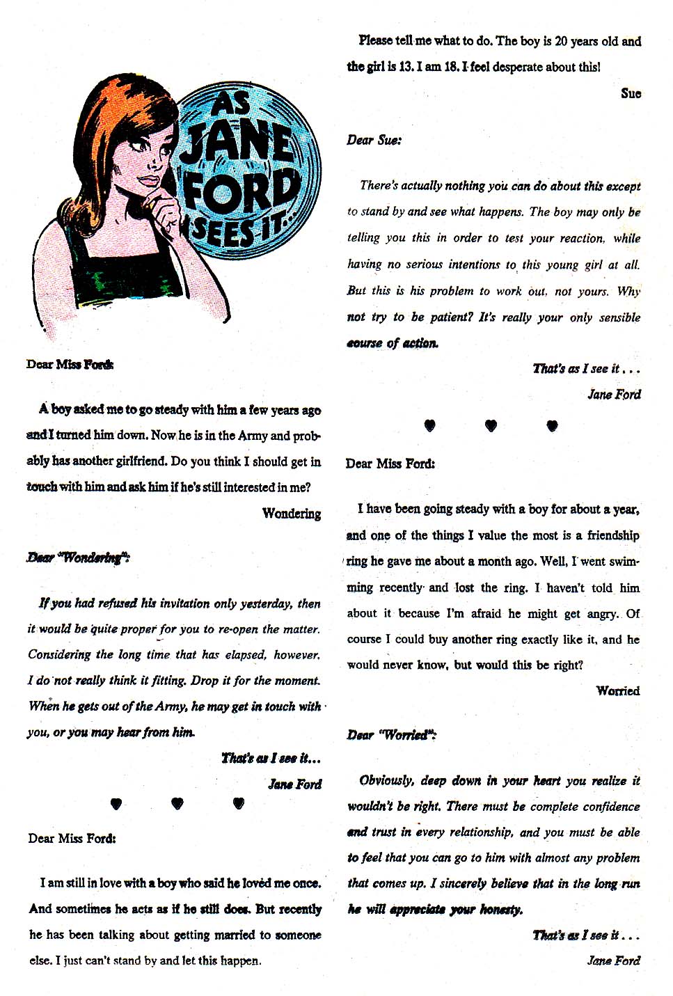 Read online Young Love (1963) comic -  Issue #67 - 23