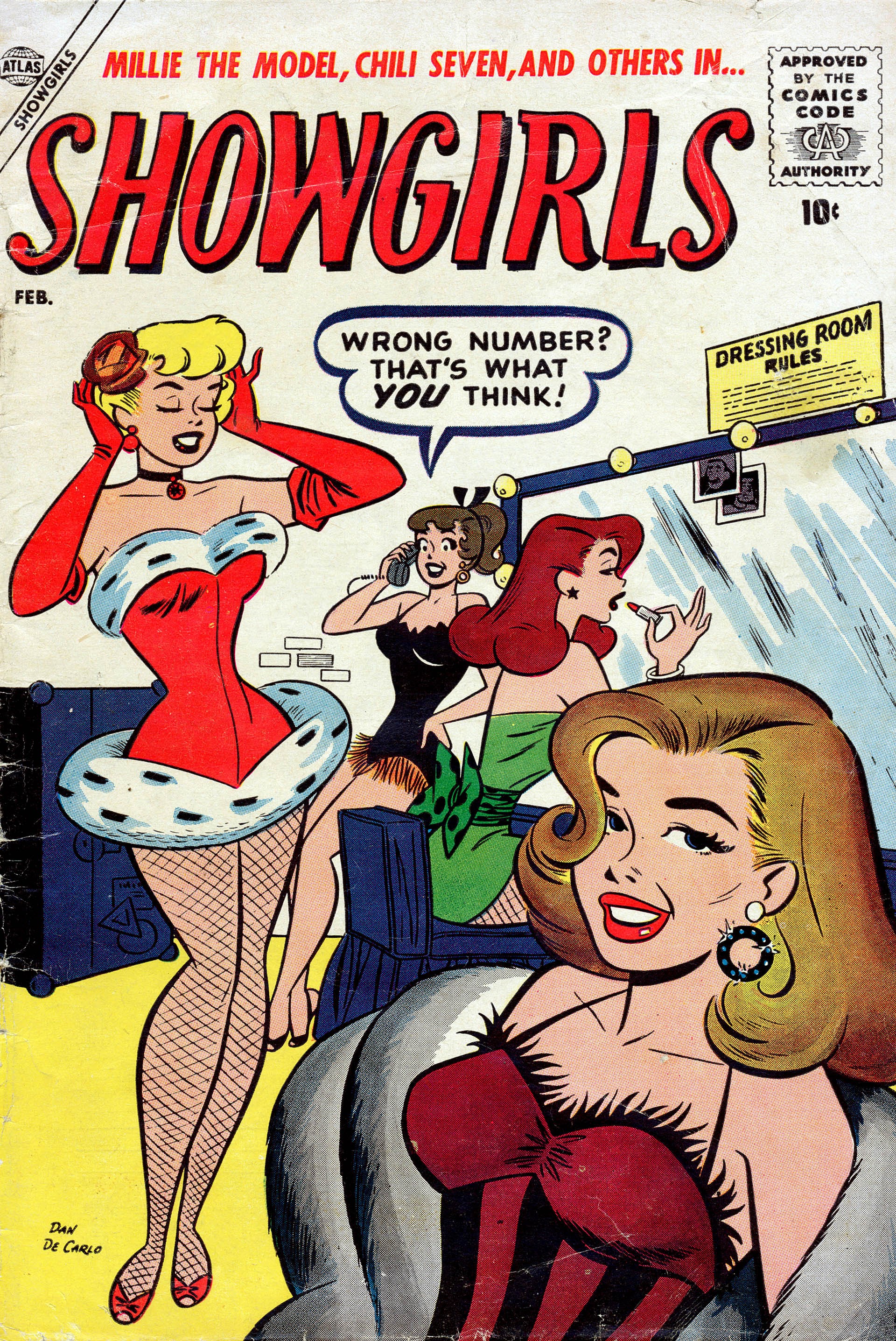 Read online Showgirls (1957) comic -  Issue #4 - 1
