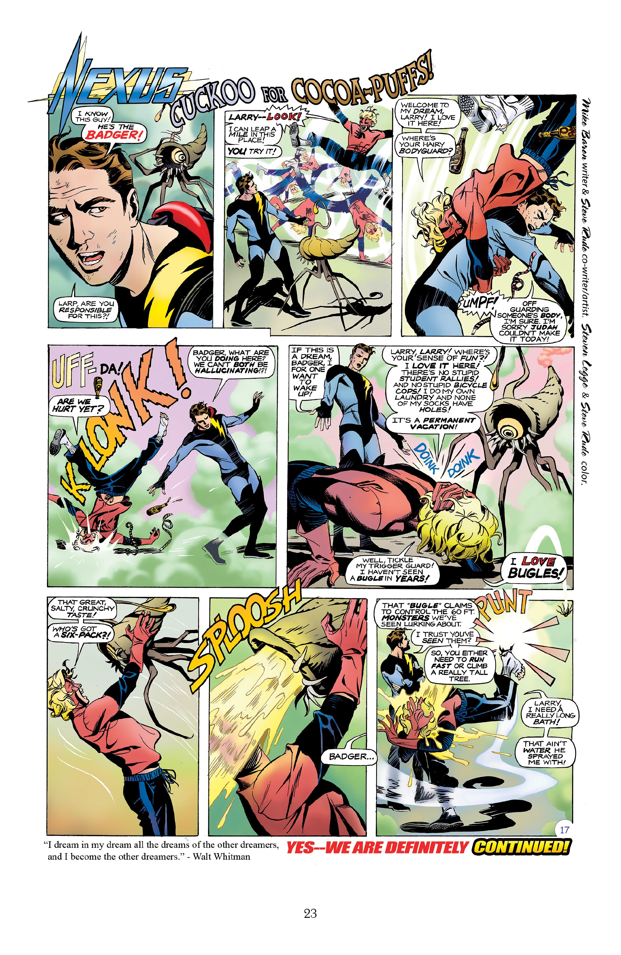 Read online Nexus Newspaper Strips: The Coming of Gourmando comic -  Issue # TPB (Part 1) - 22