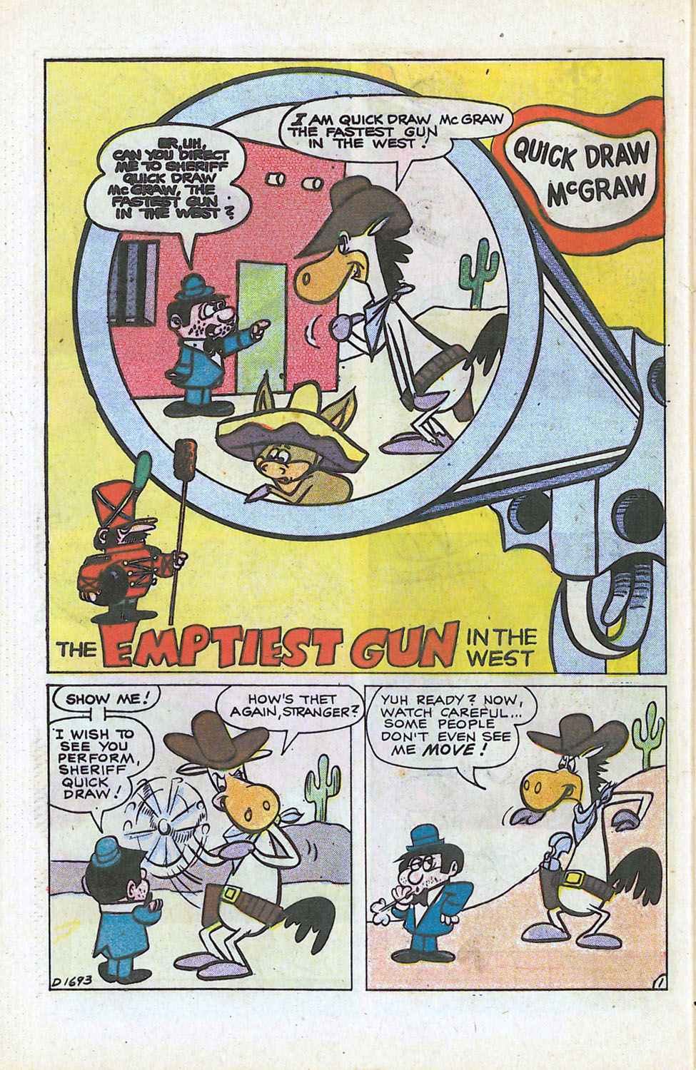 Read online Quick Draw McGraw comic -  Issue #5 - 22