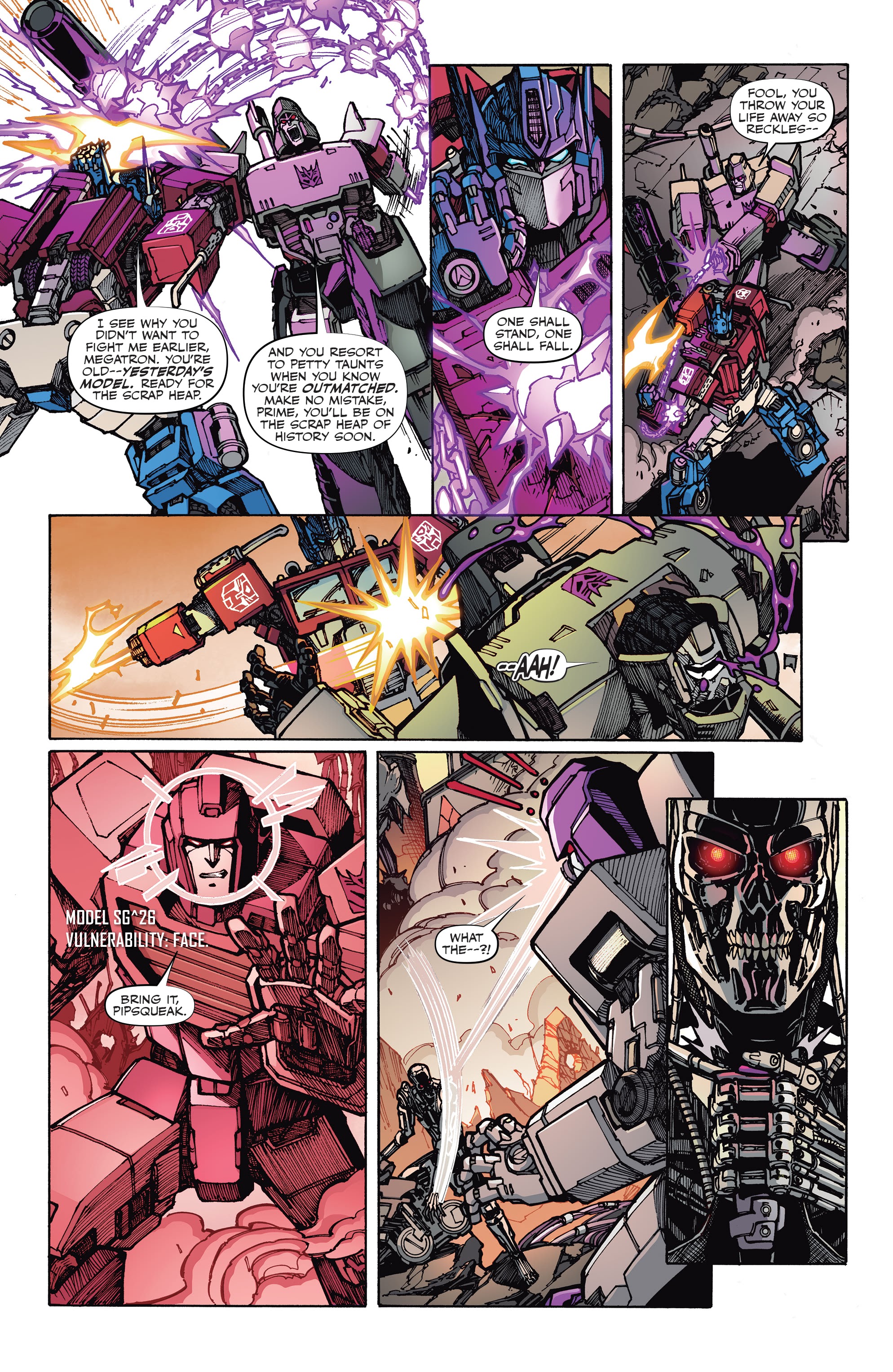 Read online Transformers vs. the Terminator comic -  Issue #3 - 18