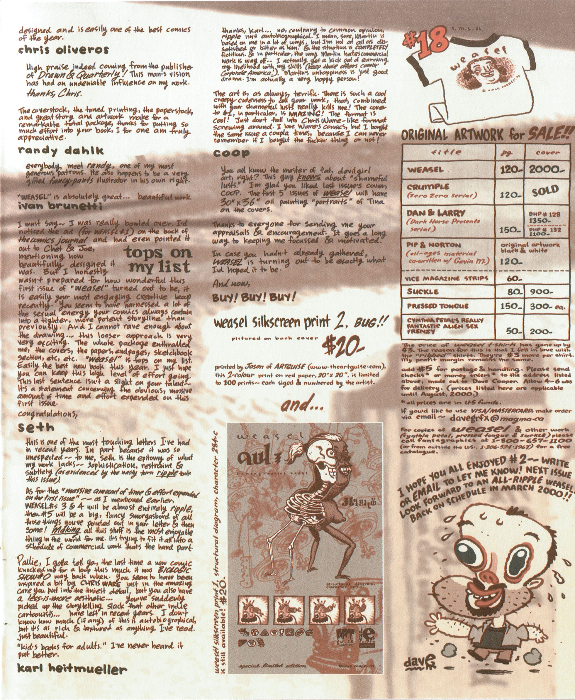 Read online Weasel comic -  Issue #2 - 35