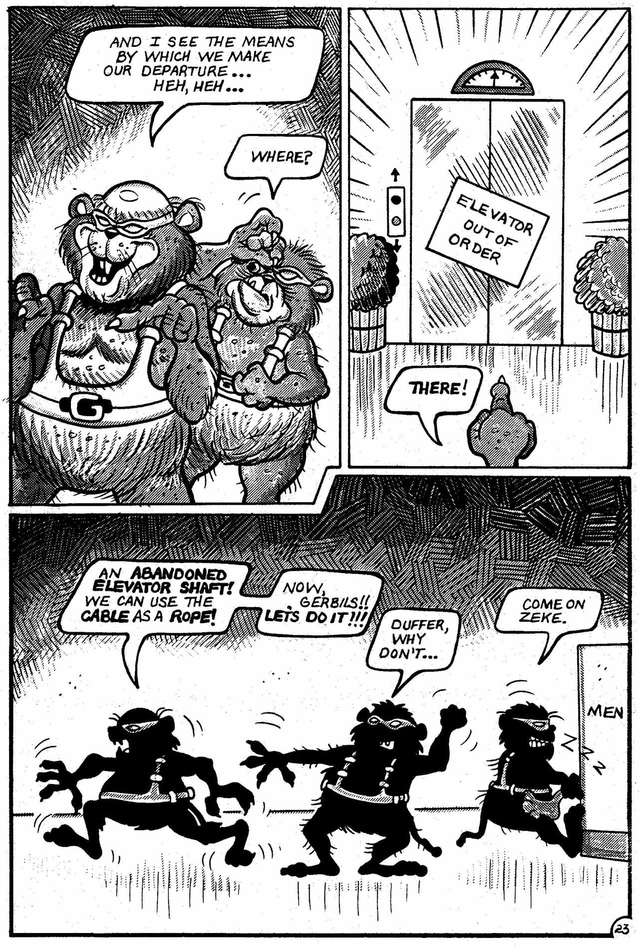 Read online Geriatric Gangrene Jujitsu Gerbils comic -  Issue #1 - 26
