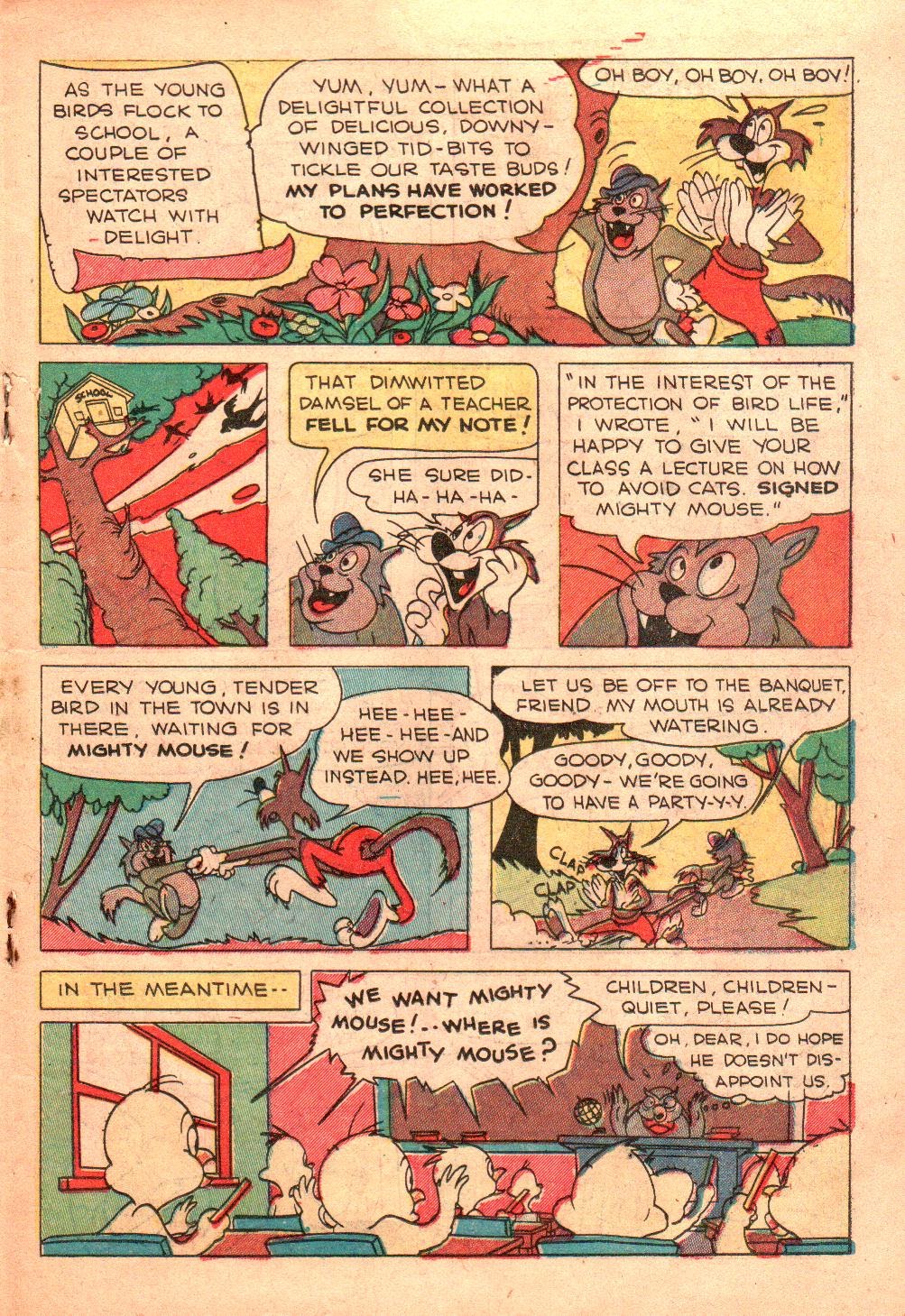 Read online Paul Terry's Mighty Mouse Comics comic -  Issue #15 - 19