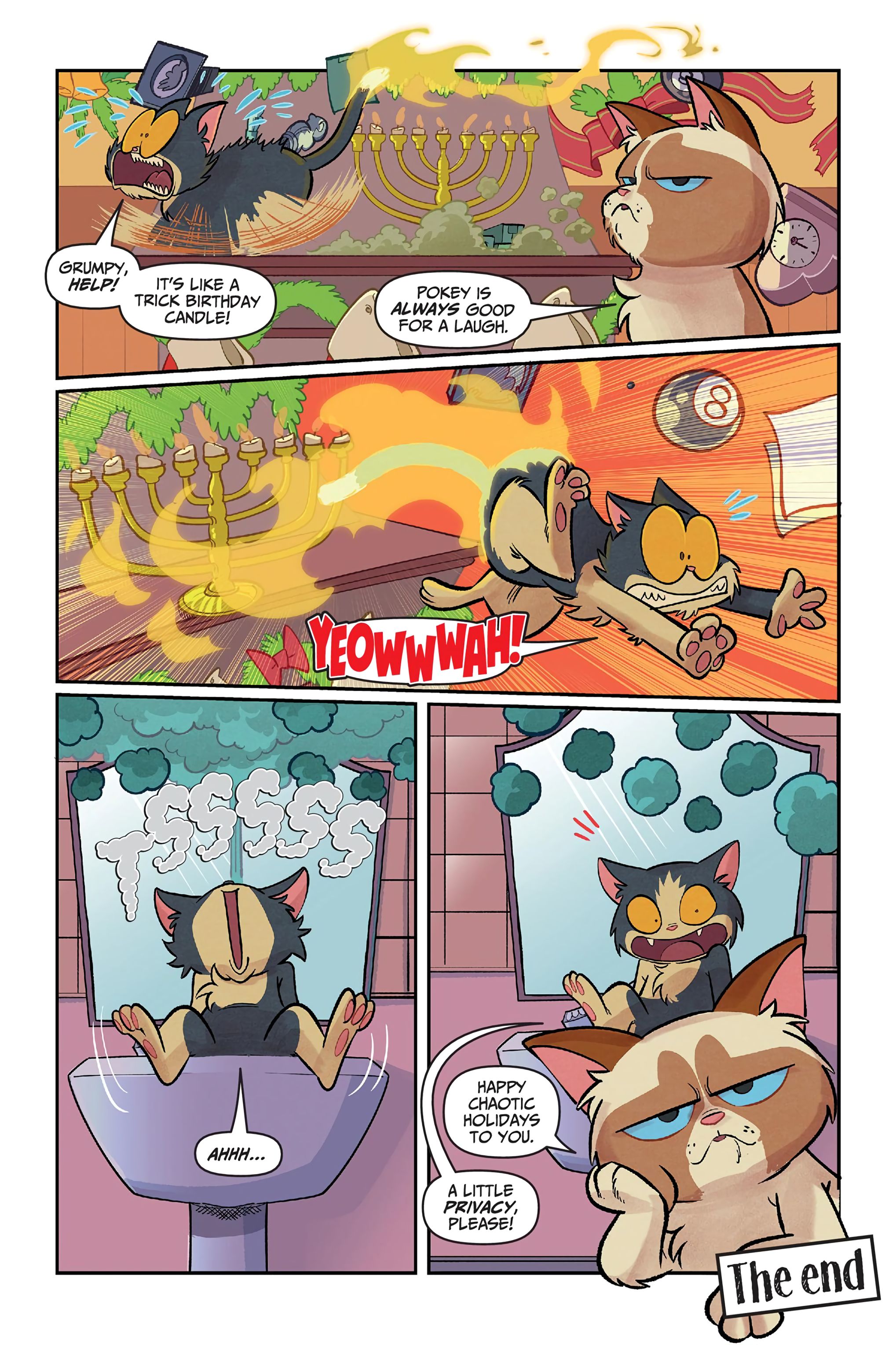 Read online Grumpy Cat: The Grumpus and Other Horrible Holiday Tales comic -  Issue # TPB - 44