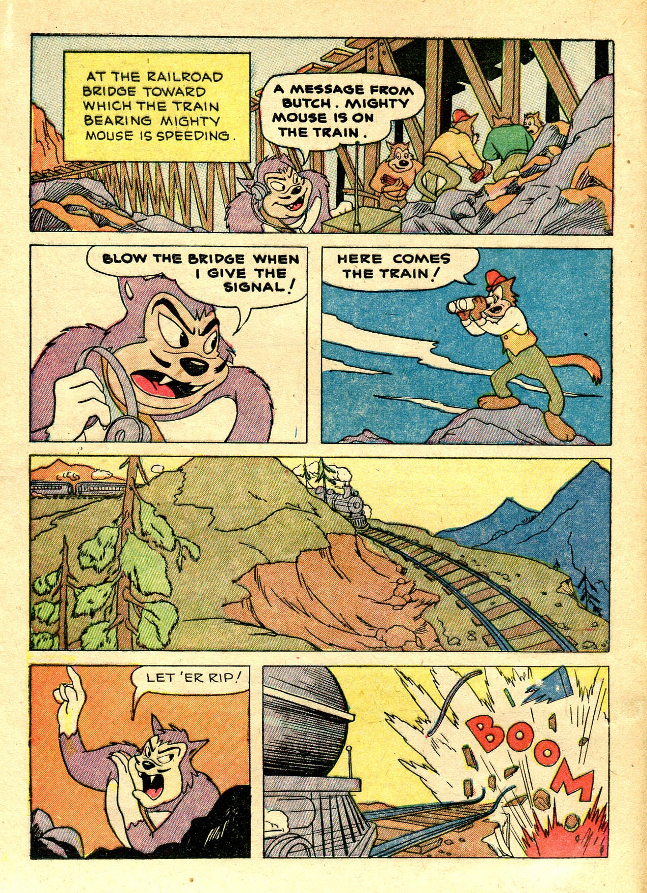 Read online Paul Terry's Mighty Mouse Comics comic -  Issue #32 - 4