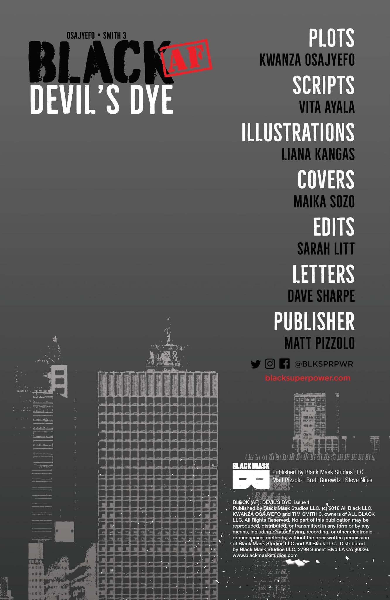 Read online Black (AF): Devil's Dye comic -  Issue #1 - 2