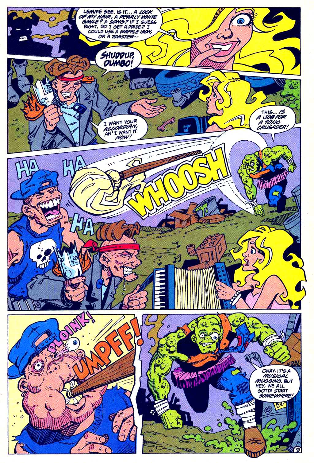 Read online Toxic Crusaders comic -  Issue #1 - 10