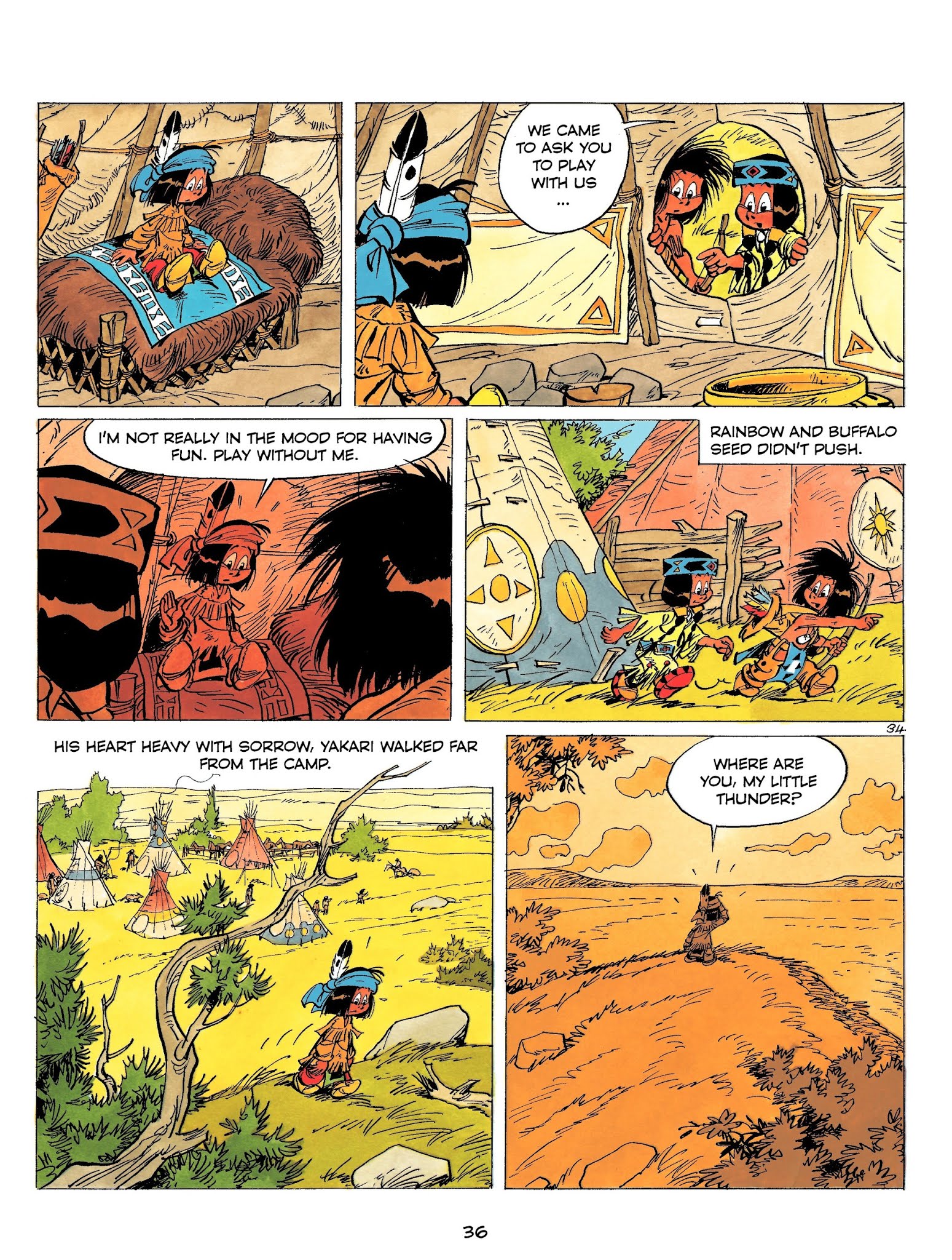 Read online Yakari comic -  Issue #15 - 37