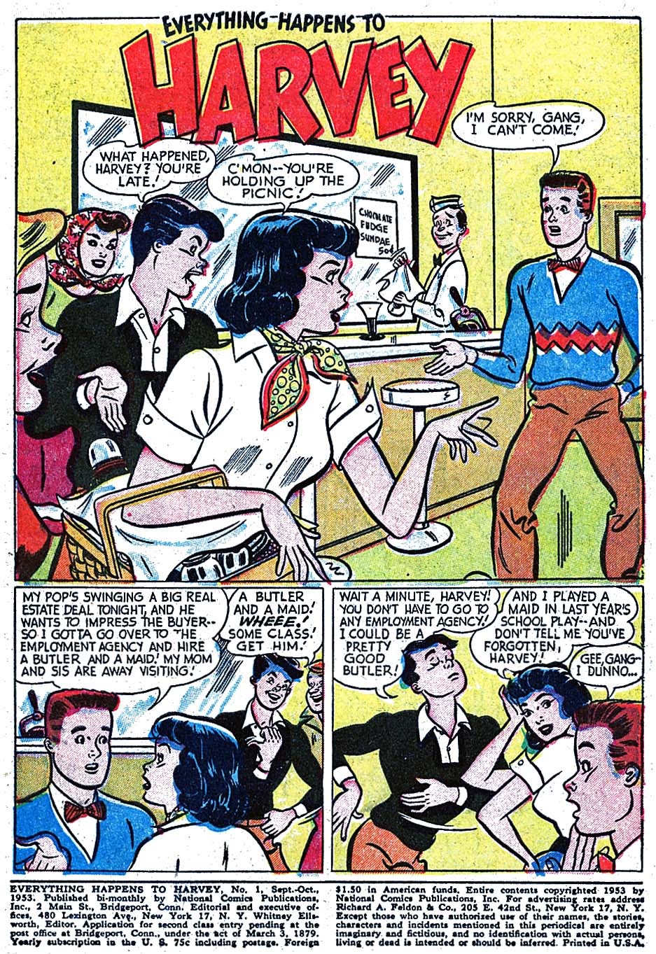 Read online Everything Happens to Harvey comic -  Issue #1 - 3