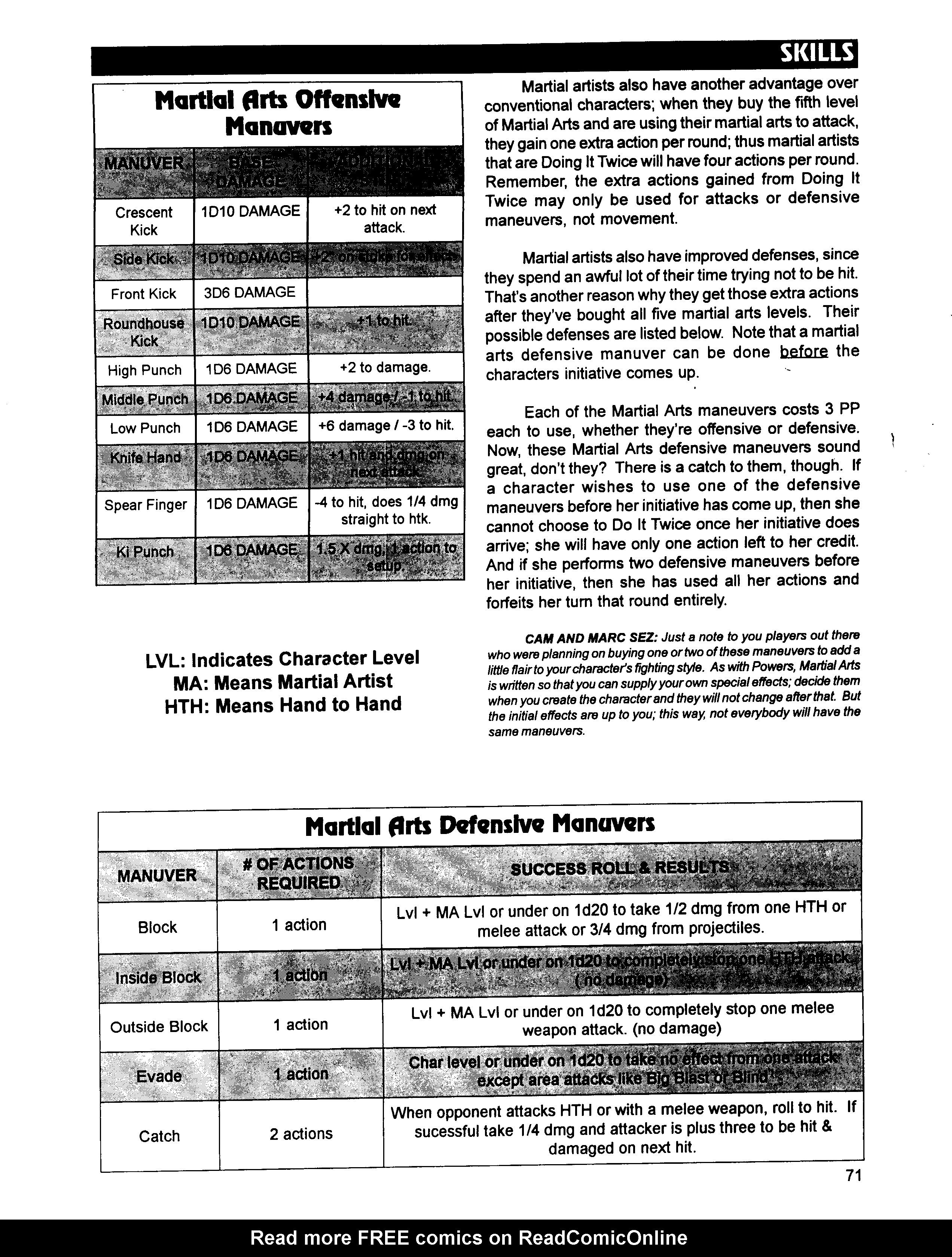 Read online Superbabes: The Femforce Role-Playing Game comic -  Issue # TPB - 73