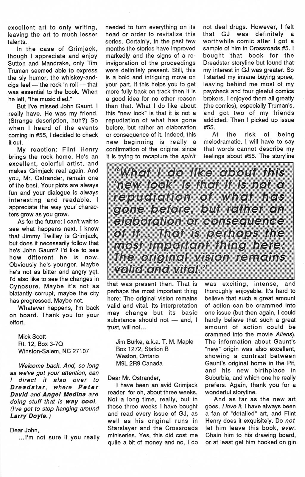 Read online Grimjack comic -  Issue #60 - 33