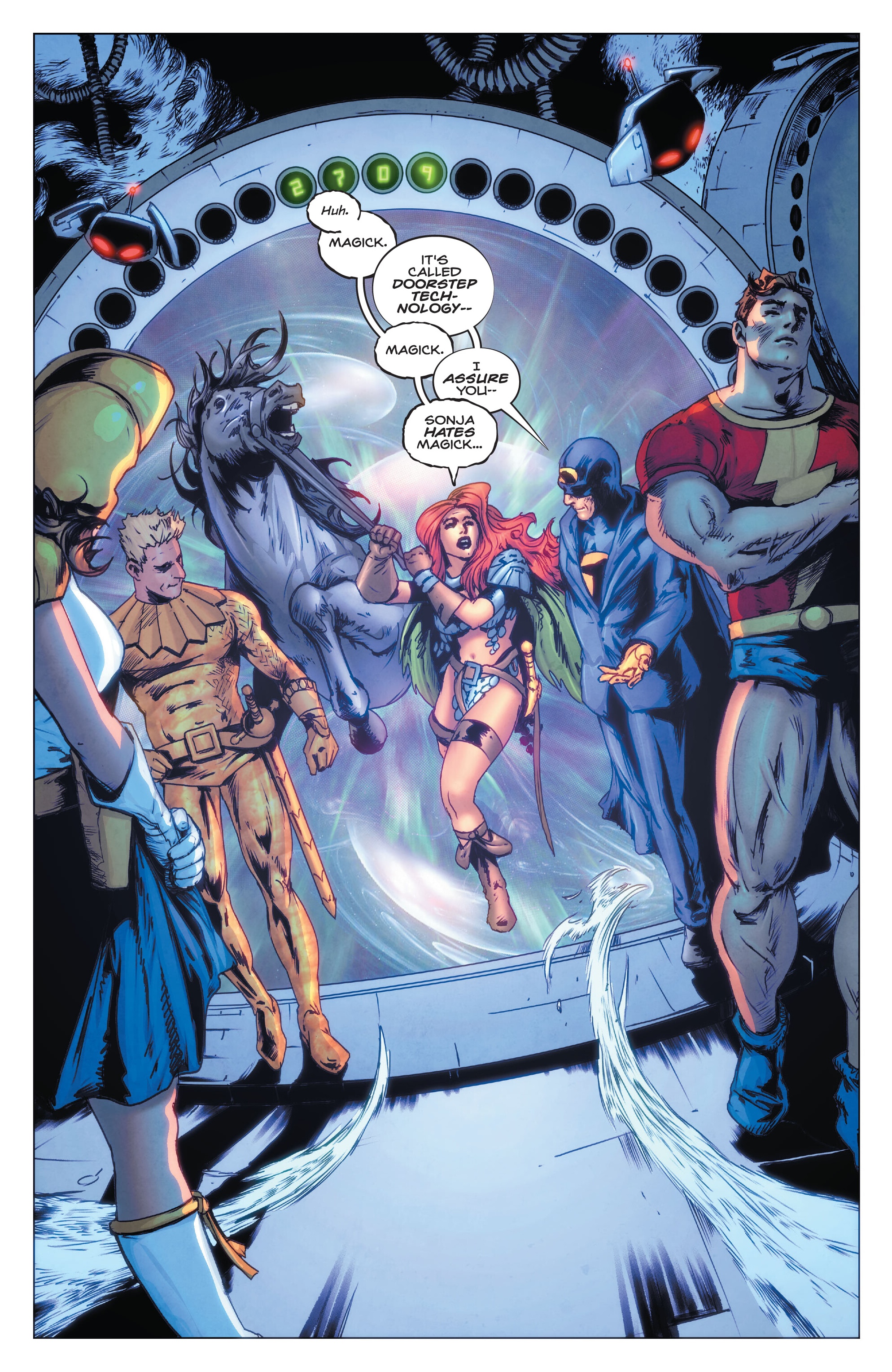 Read online Red Sonja: The Superpowers comic -  Issue # TPB (Part 1) - 73