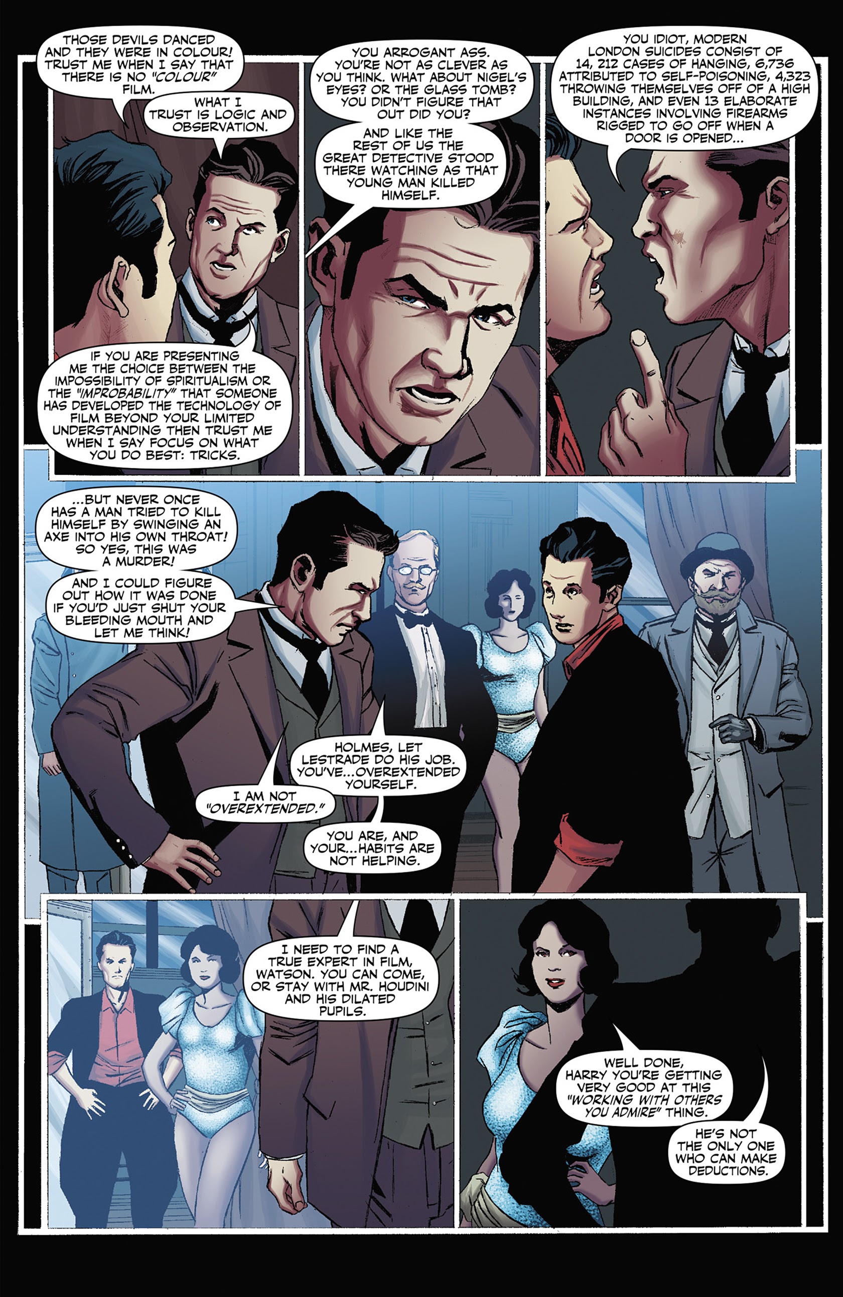 Read online Sherlock Holmes vs. Harry Houdini comic -  Issue #2 - 9