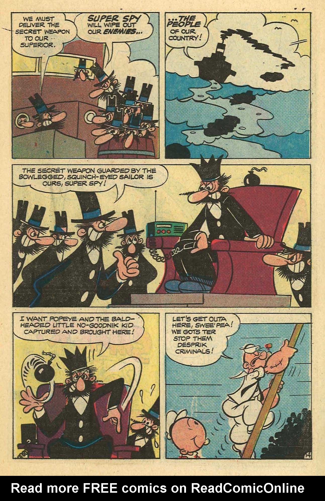 Read online Popeye (1948) comic -  Issue #138 - 19