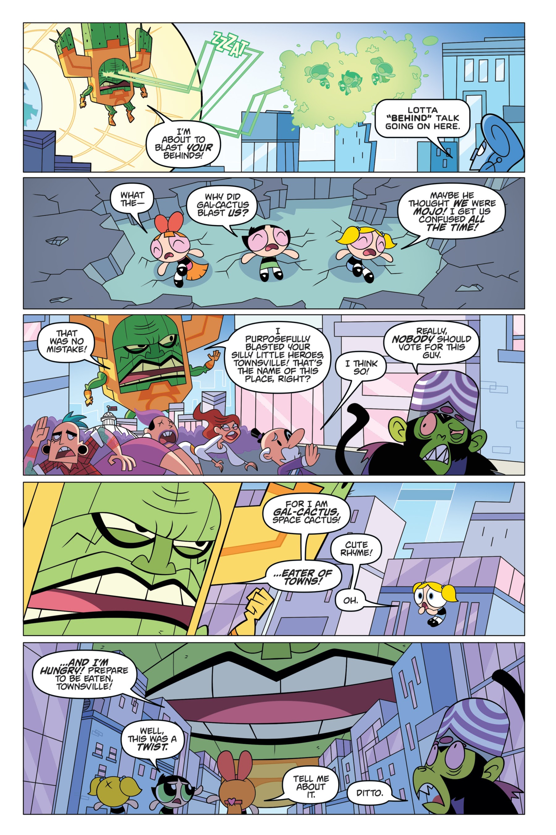 Read online The Powerpuff Girls: Bureau of Bad comic -  Issue # _TPB - 65
