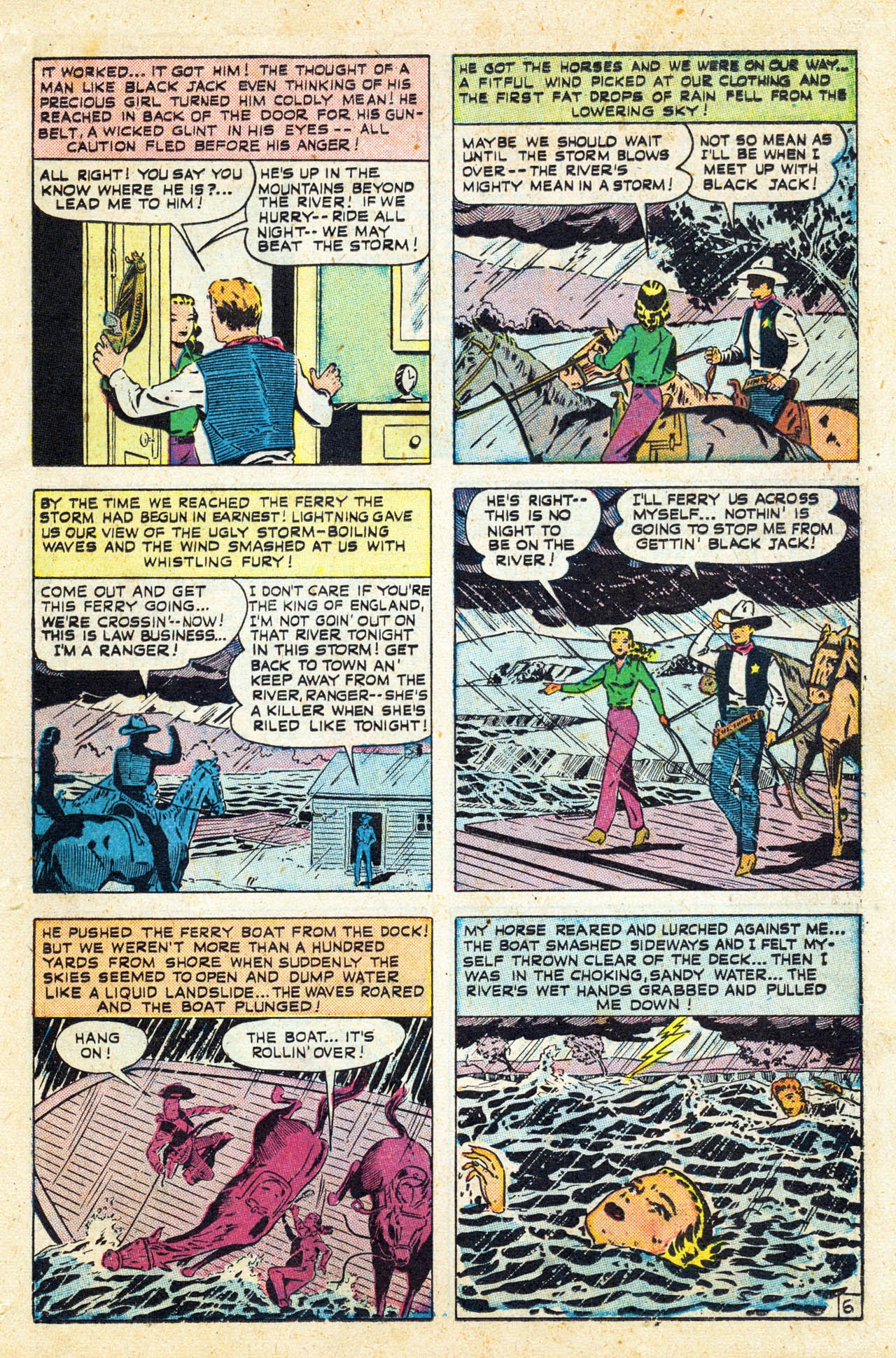 Read online Cowboy Romances comic -  Issue #3 - 19